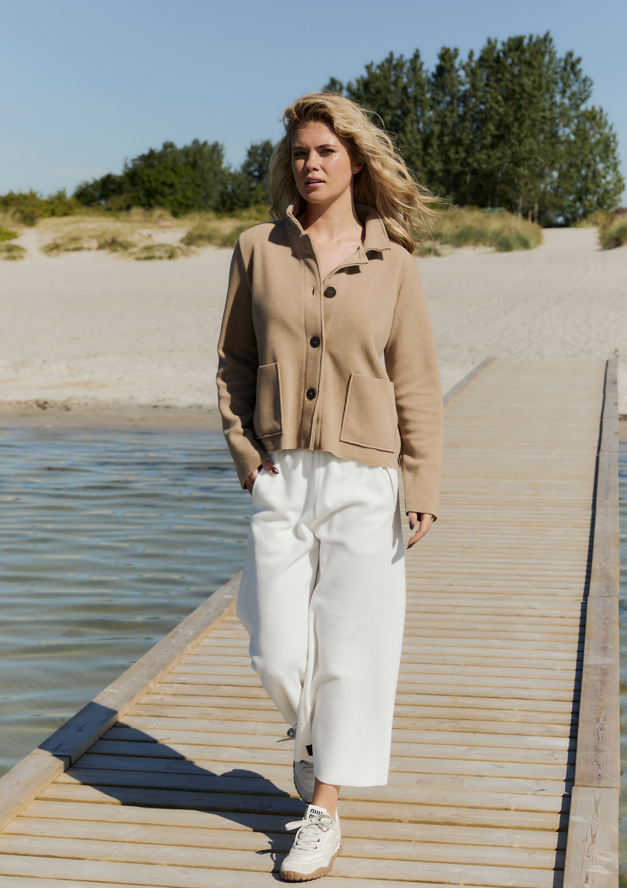 HENRIETTE STEFFENSEN COPENHAGEN JACKE - 7164 CARDIGANS CAMEL 815