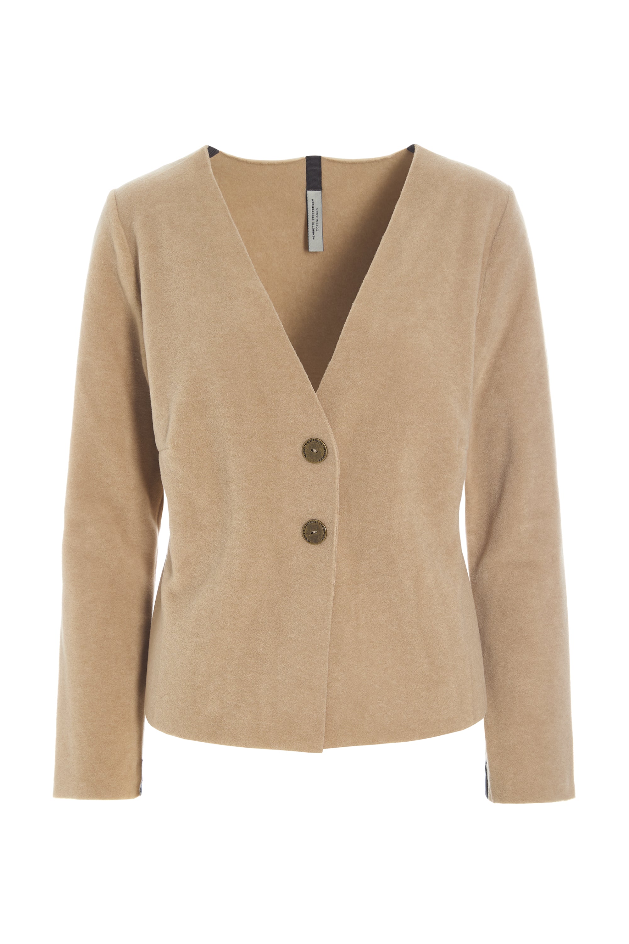 HENRIETTE STEFFENSEN COPENHAGEN JACKE - 7167 CARDIGANS CAMEL 815