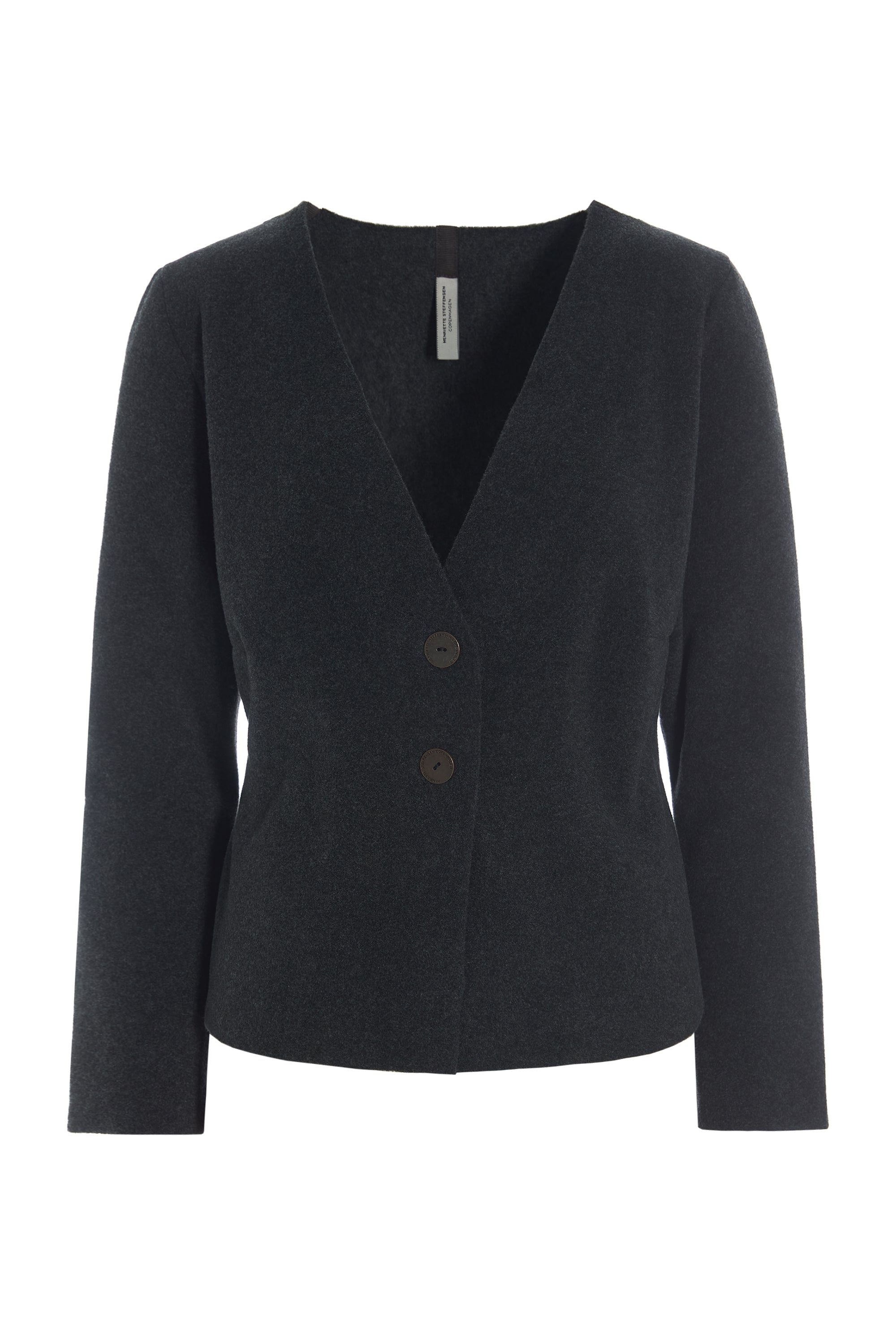 HENRIETTE STEFFENSEN COPENHAGEN JACKE - 7167 CARDIGANS SOFT BLACK 914