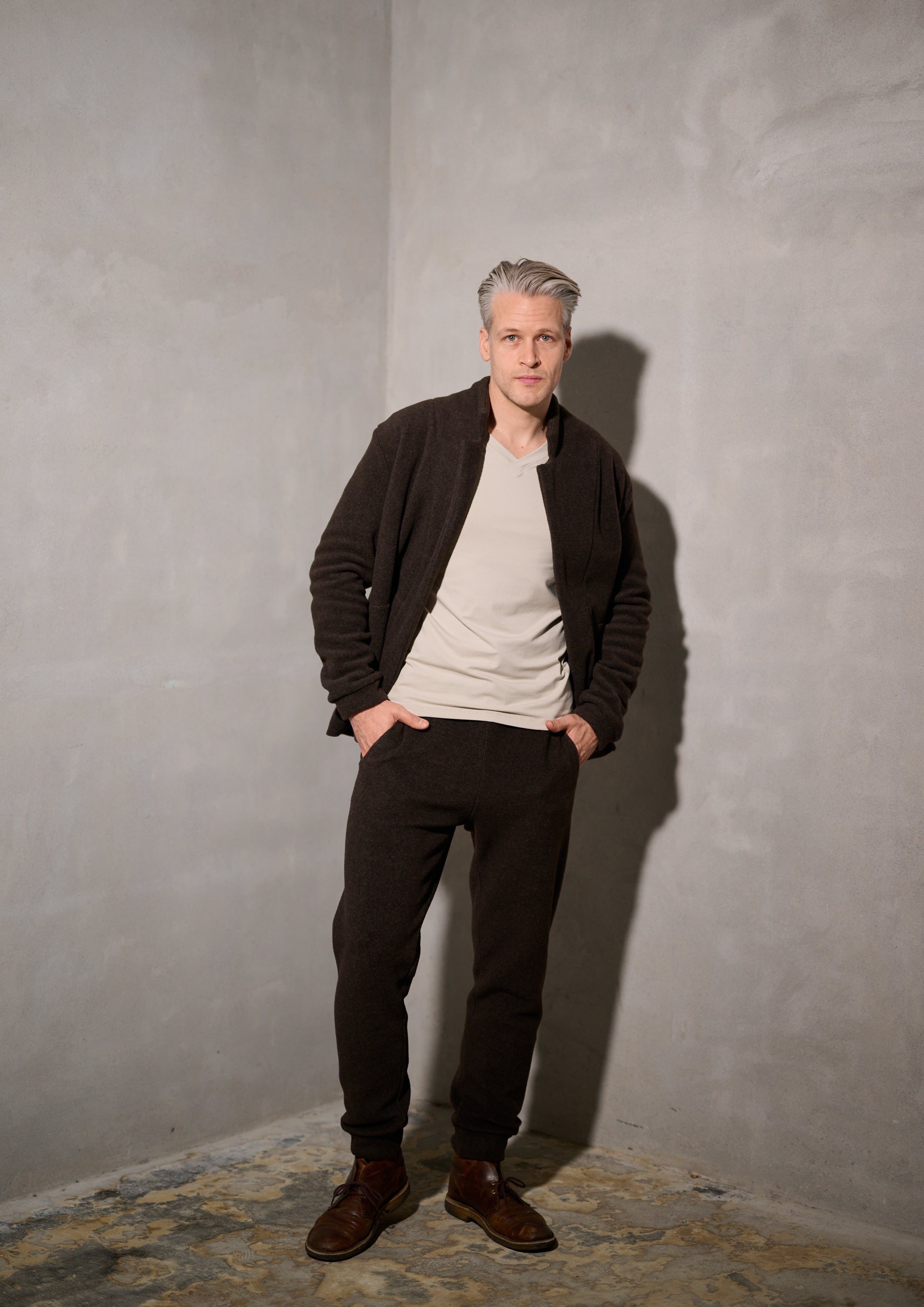 CARL BY STEFFENSEN COPENHAGEN JOGGINGHOSE - 1022C BUKSER CHOCOLATE 844