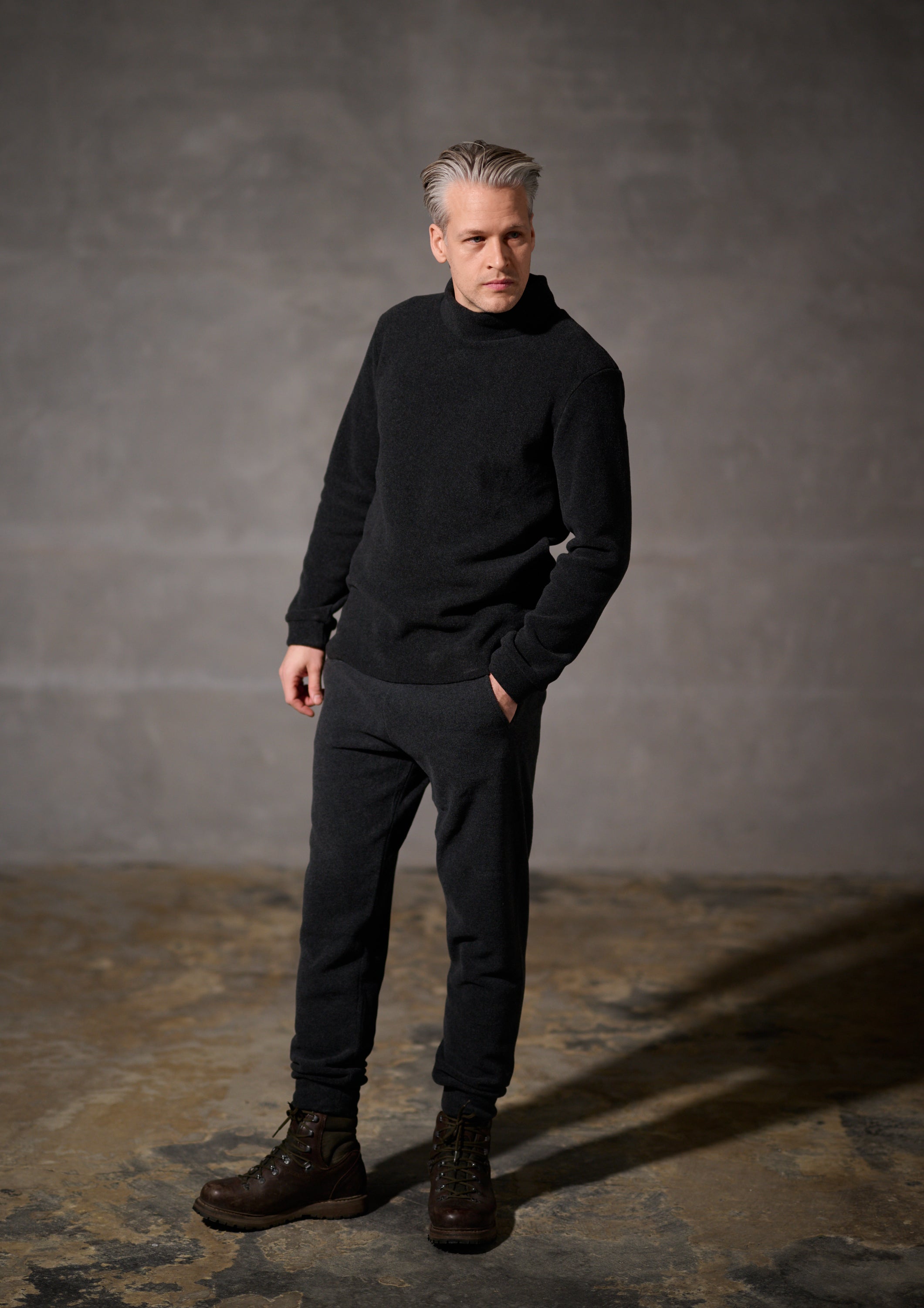 CARL BY STEFFENSEN COPENHAGEN JOGGINGHOSE - 1022C BUKSER SOFT BLACK 914