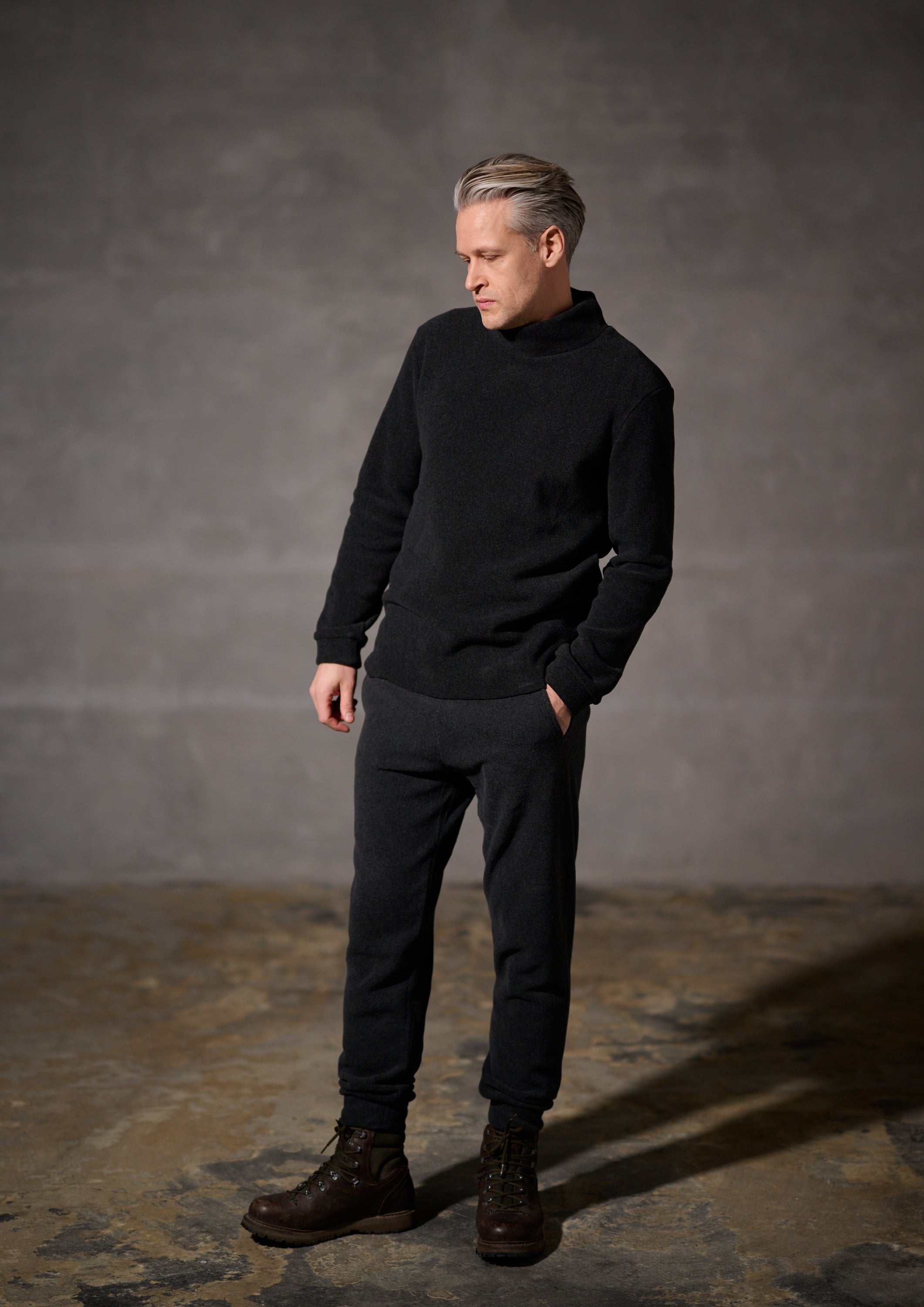 CARL BY STEFFENSEN COPENHAGEN JOGGINGHOSE - 1022C BUKSER SOFT BLACK 914