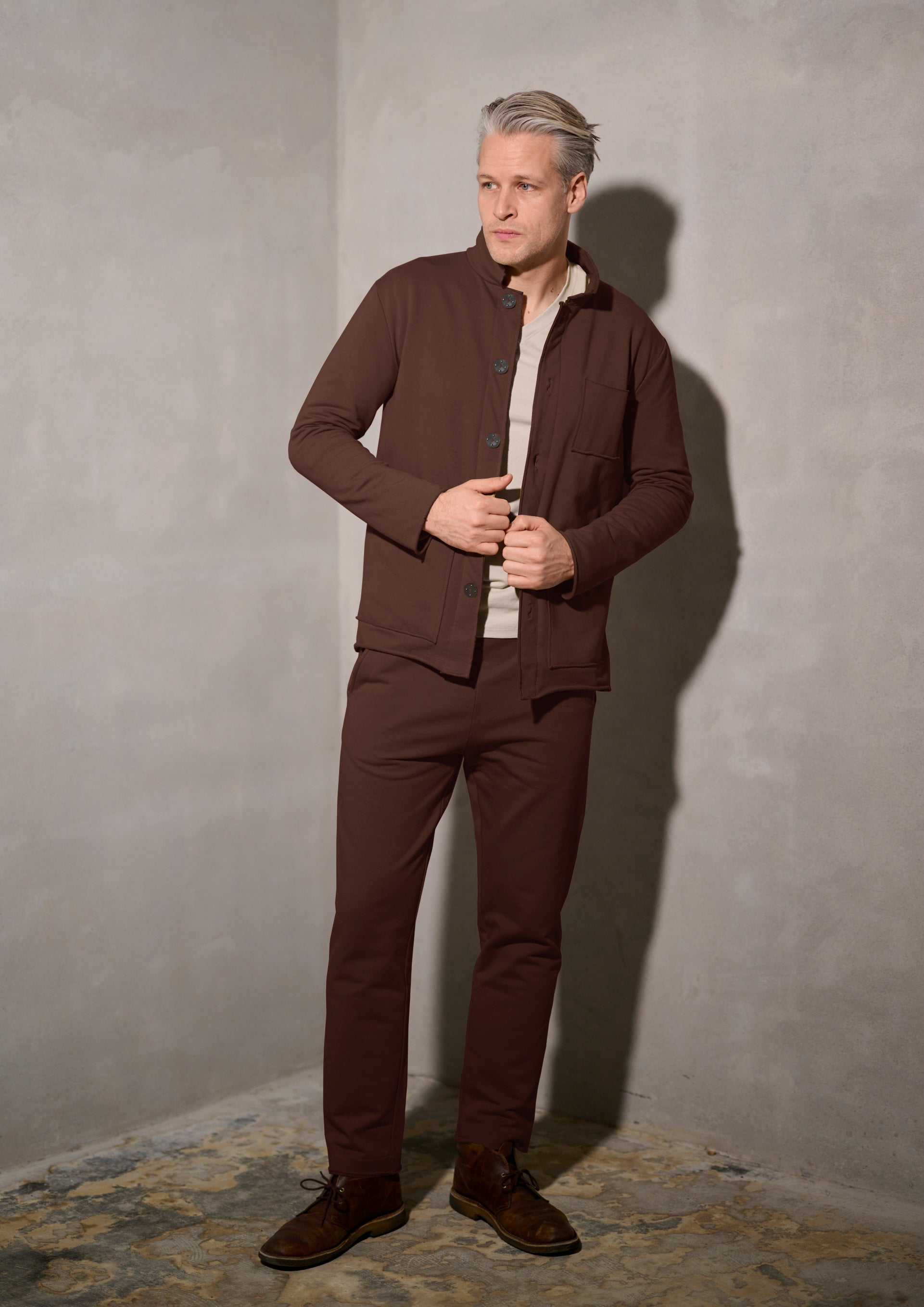 CARL BY STEFFENSEN COPENHAGEN JOGGINGHOSE - 1047C JOGGING CHOKOLATE 844