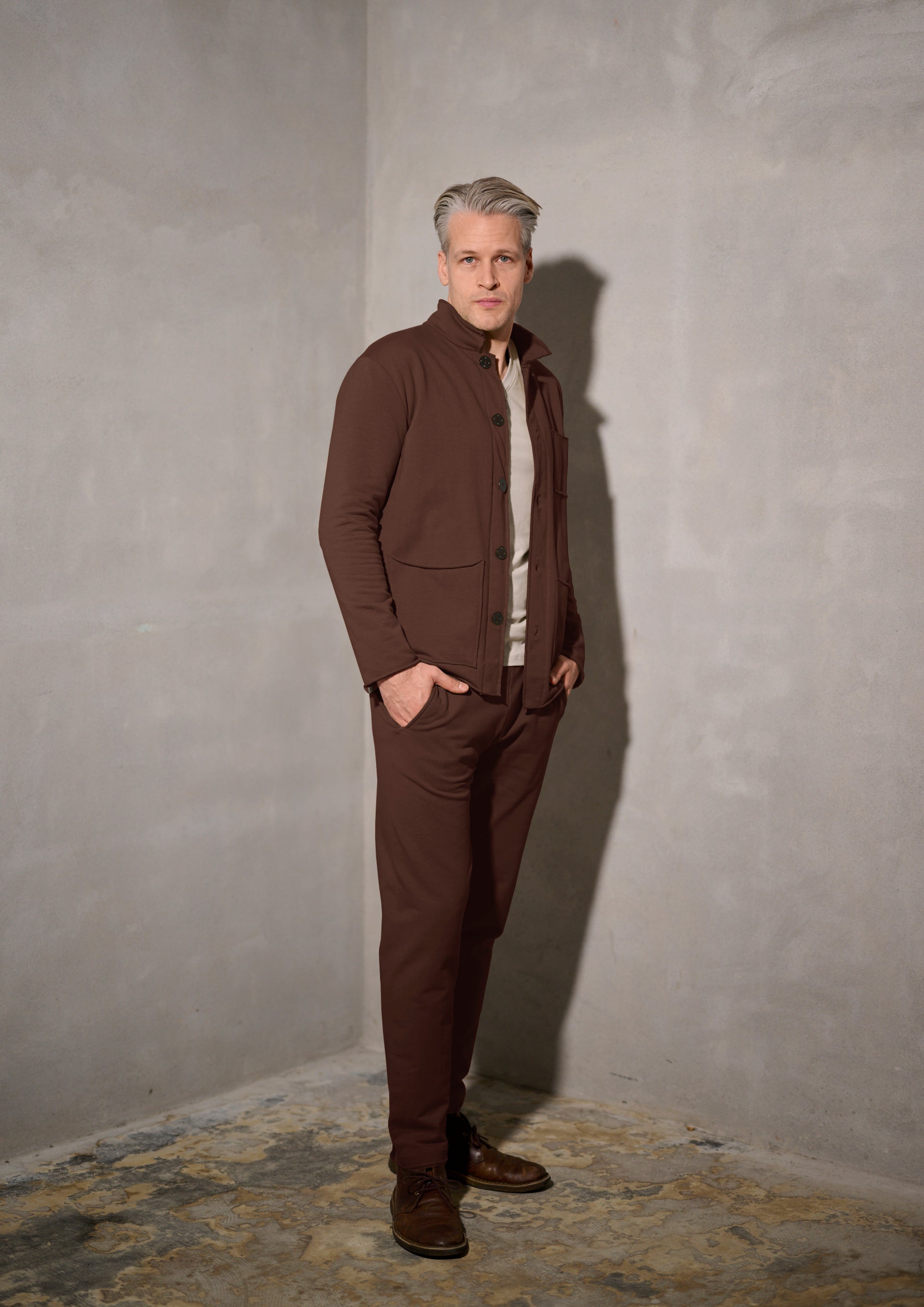 CARL BY STEFFENSEN COPENHAGEN JOGGINGHOSE - 1047C JOGGING CHOKOLATE 844