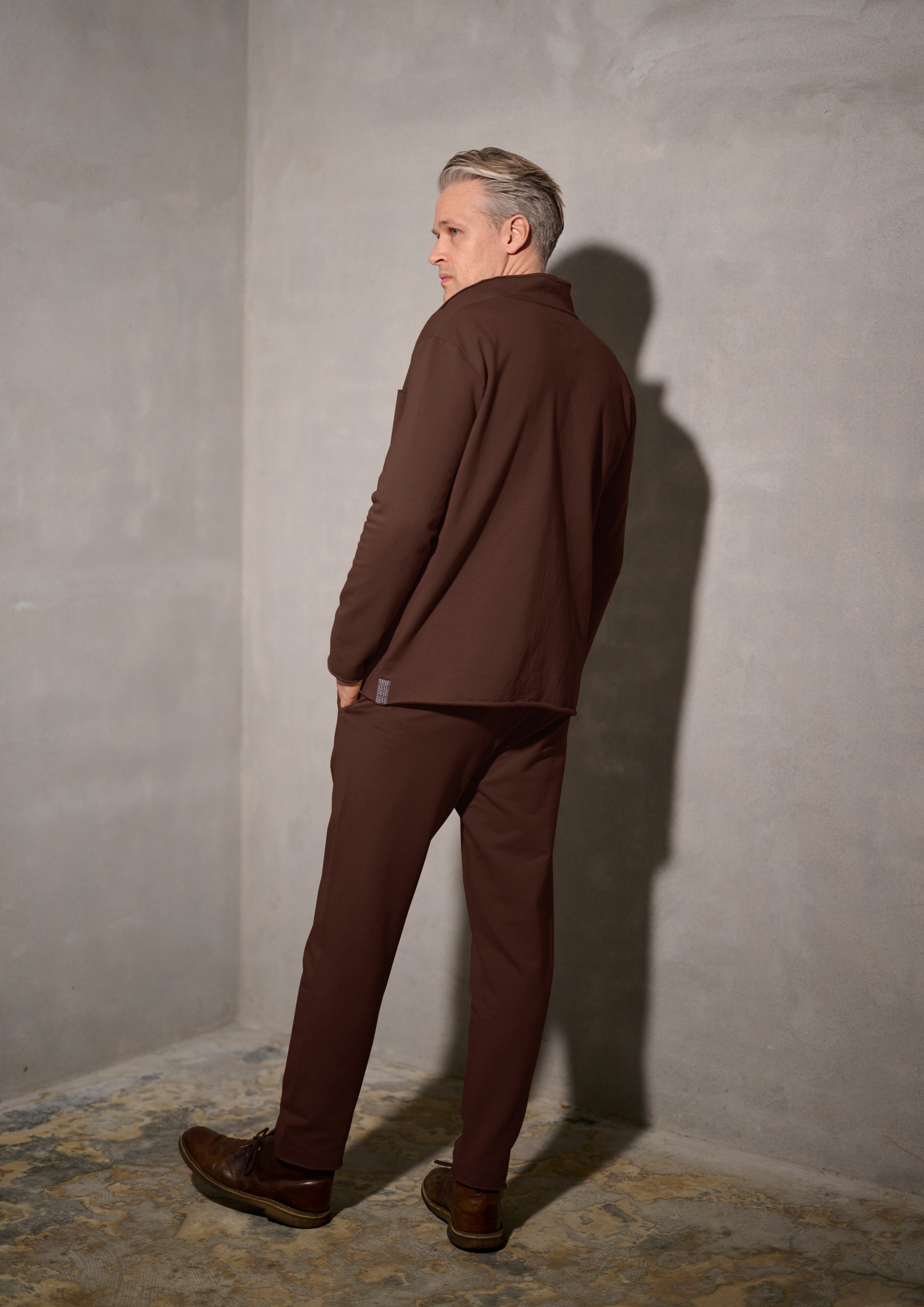 CARL BY STEFFENSEN COPENHAGEN JOGGINGHOSE - 1047C JOGGING CHOKOLATE 844
