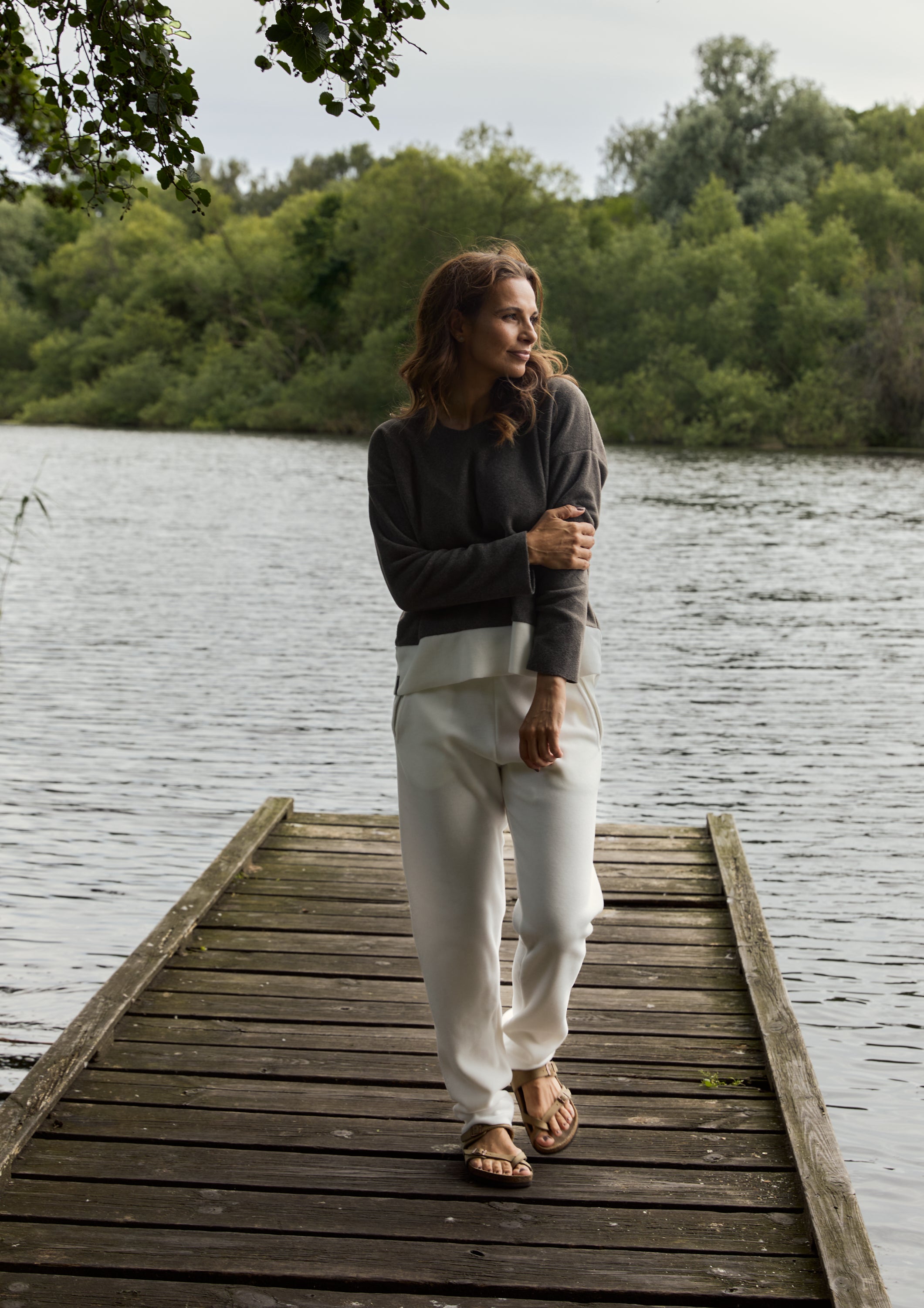 HENRIETTE STEFFENSEN COPENHAGEN JOGGINGHOSE DAMEN - 2120 JOGGING OFF WHITE 802