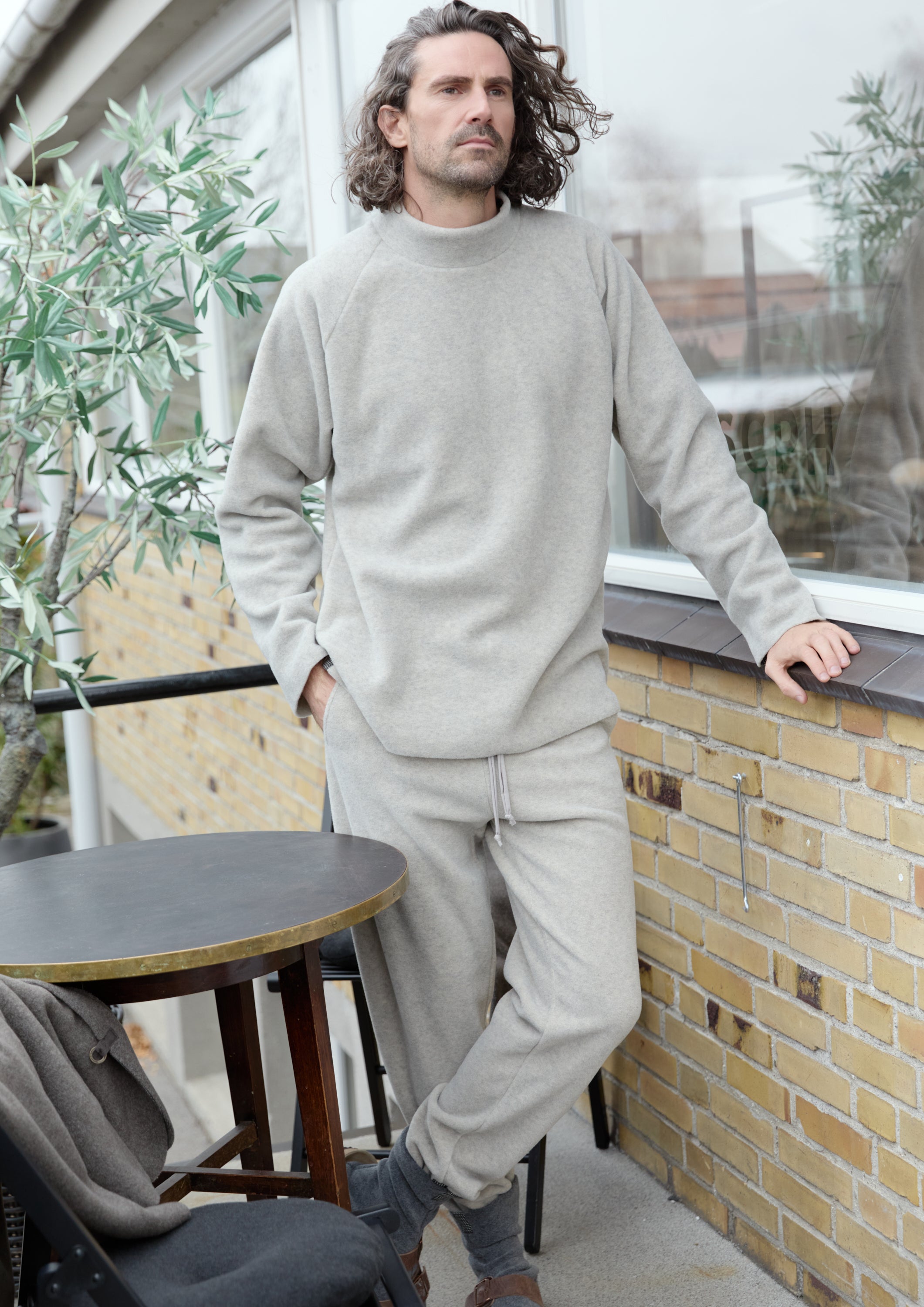 CARL BY STEFFENSEN COPENHAGEN JOGGINGHOSE HERREN - 1017C JOGGING SAND 805