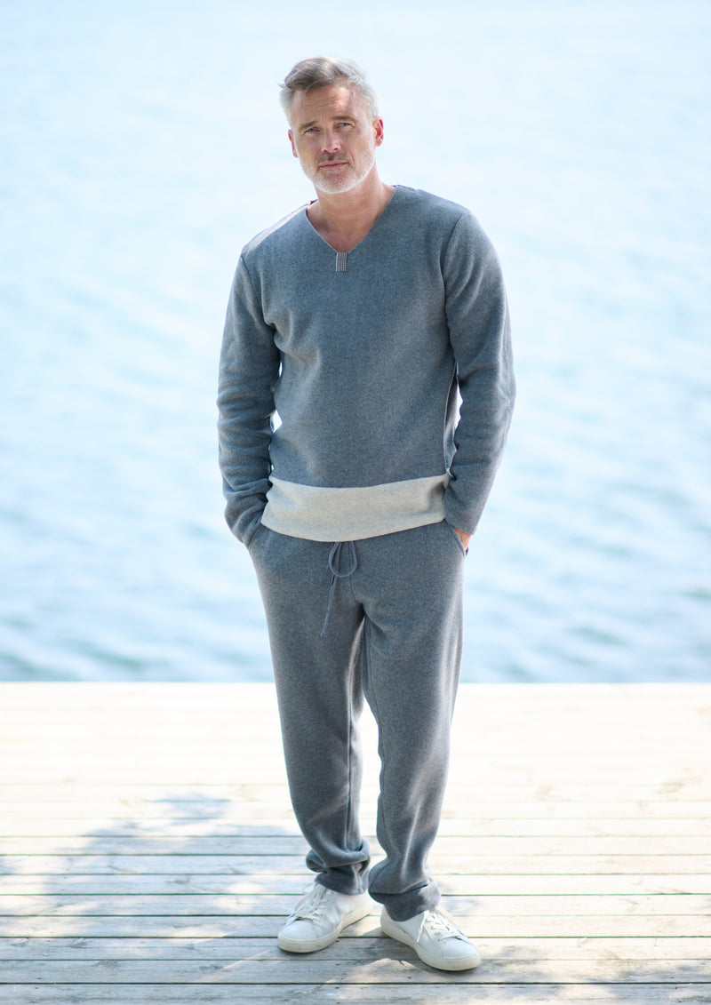 CARL BY STEFFENSEN COPENHAGEN JOGGINGHOSE MÂNNER - 1017C JOGGING GREY 905