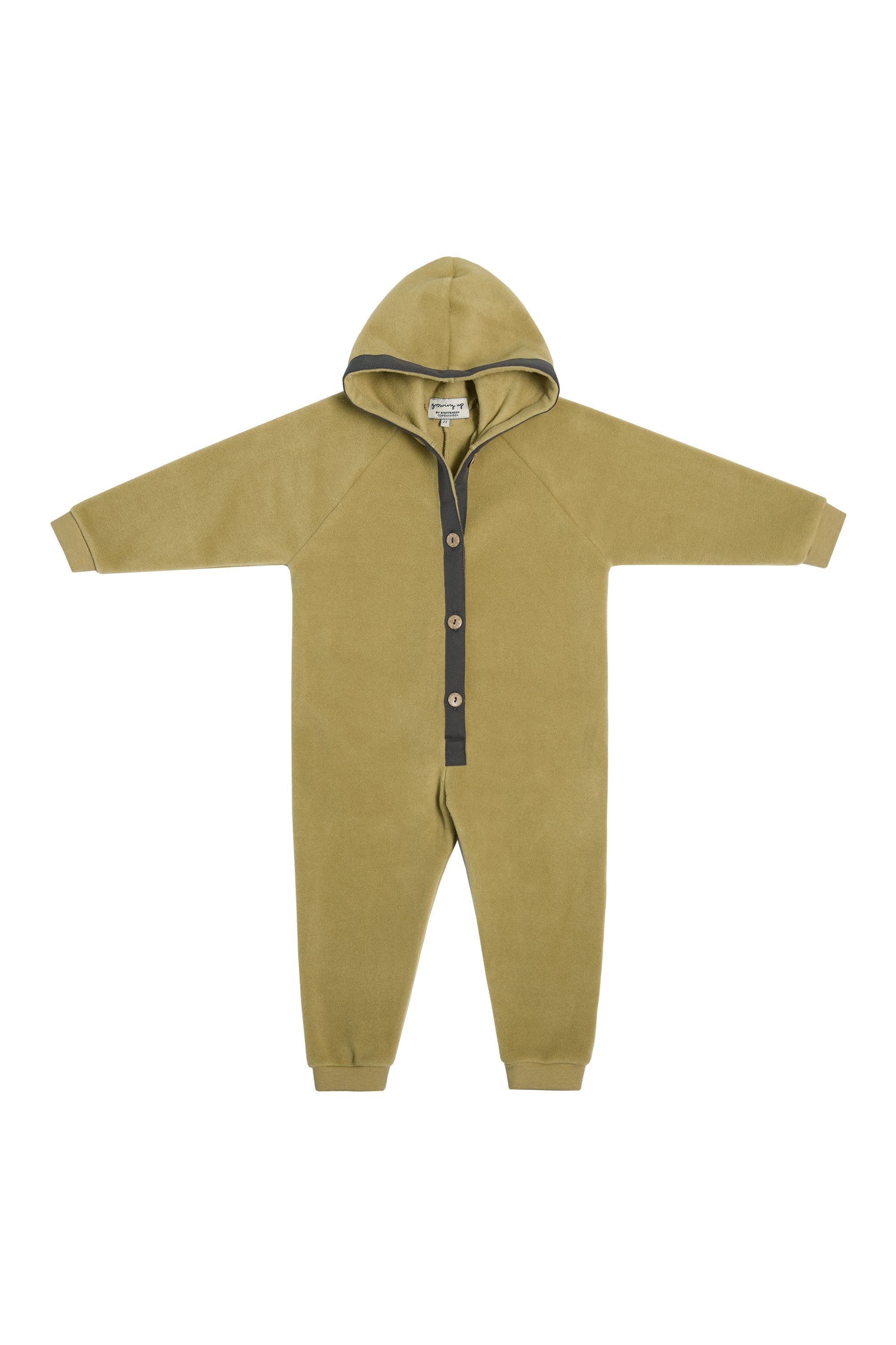 GROWING UP JUMPSUITE TODDLER - 402 GU JUMP OLIVE 655