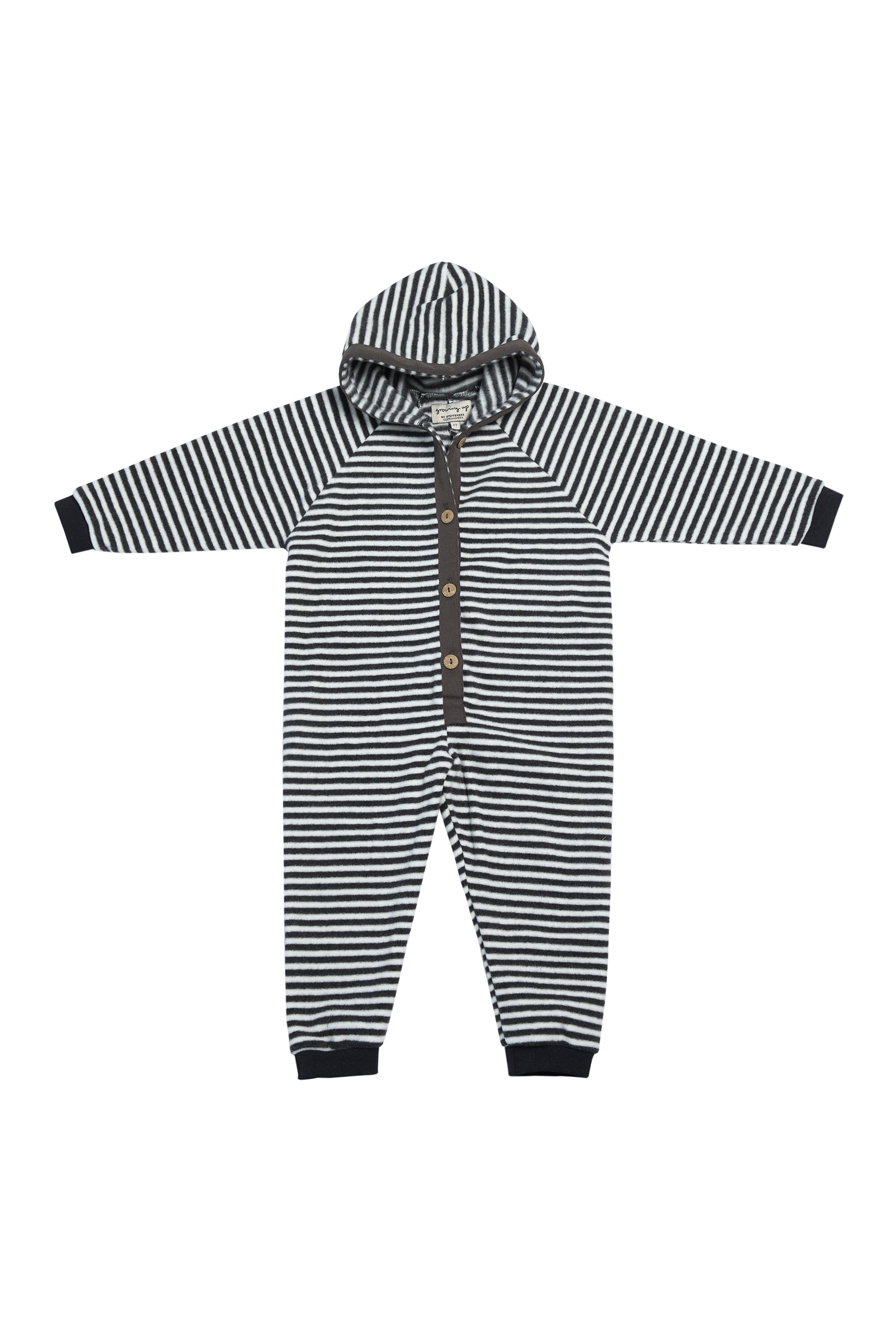 GROWING UP JUMPSUITE TODDLER - 402 GU JUMP STRIPES B&W 673