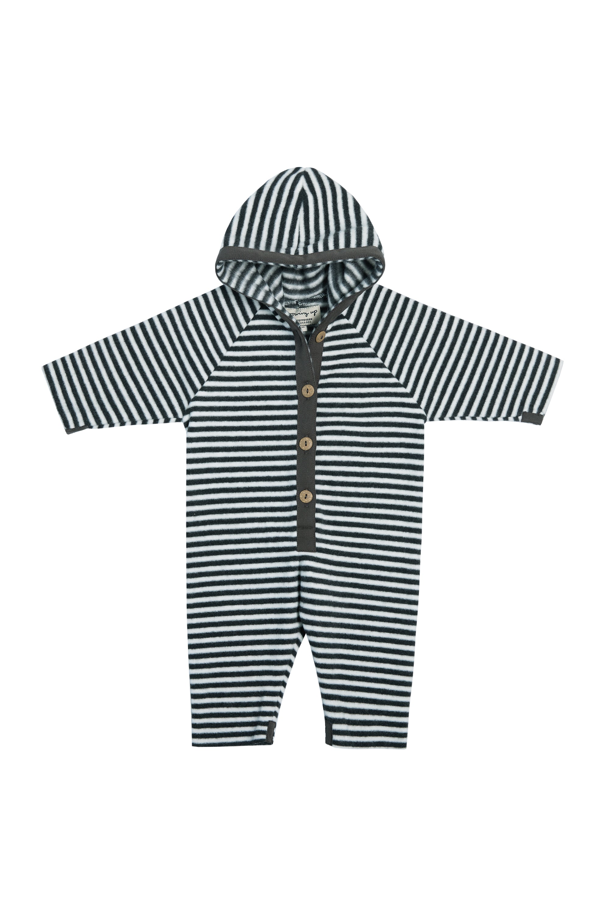 GROWING UP JUMPSUIT BABY - 403 GU JUMP STRIPES B&W 673
