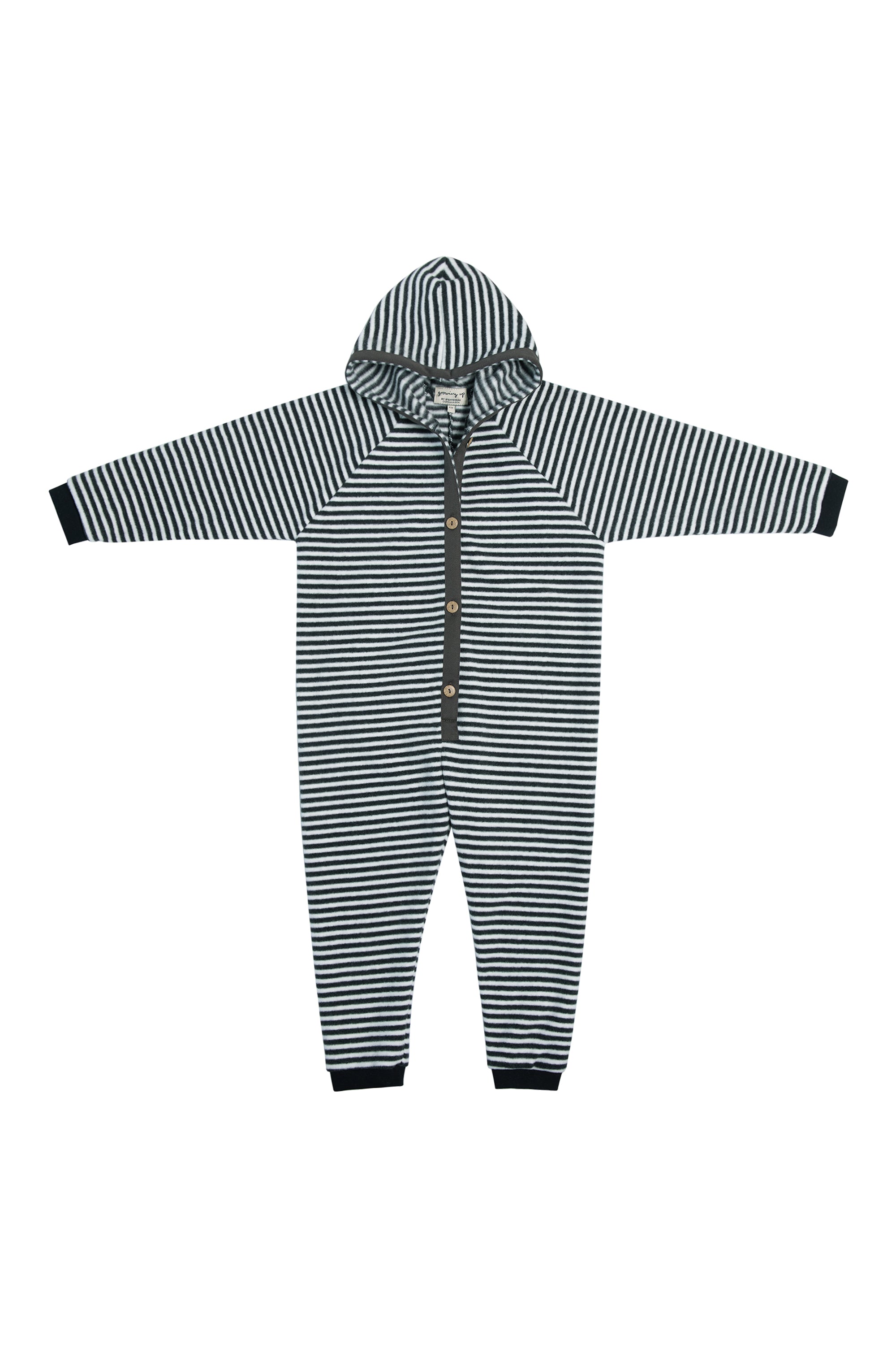 GROWING UP JUMPSUIT CHILD - 402 GU JUMP STRIPES B&W 673
