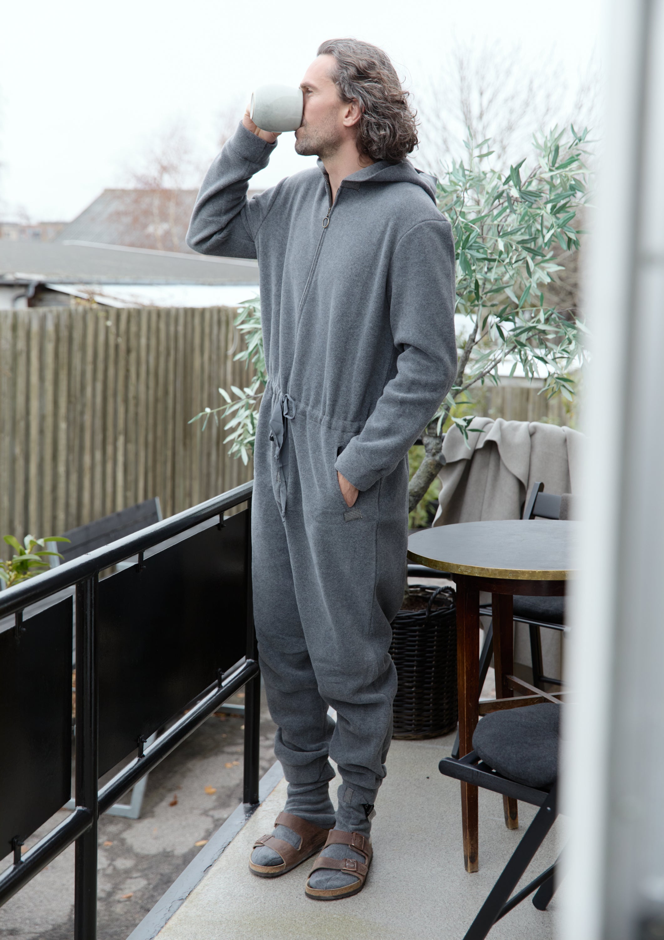 CARL BY STEFFENSEN COPENHAGEN JUMPSUIT HERREN - 2900C JUMPSUITS GREY 905