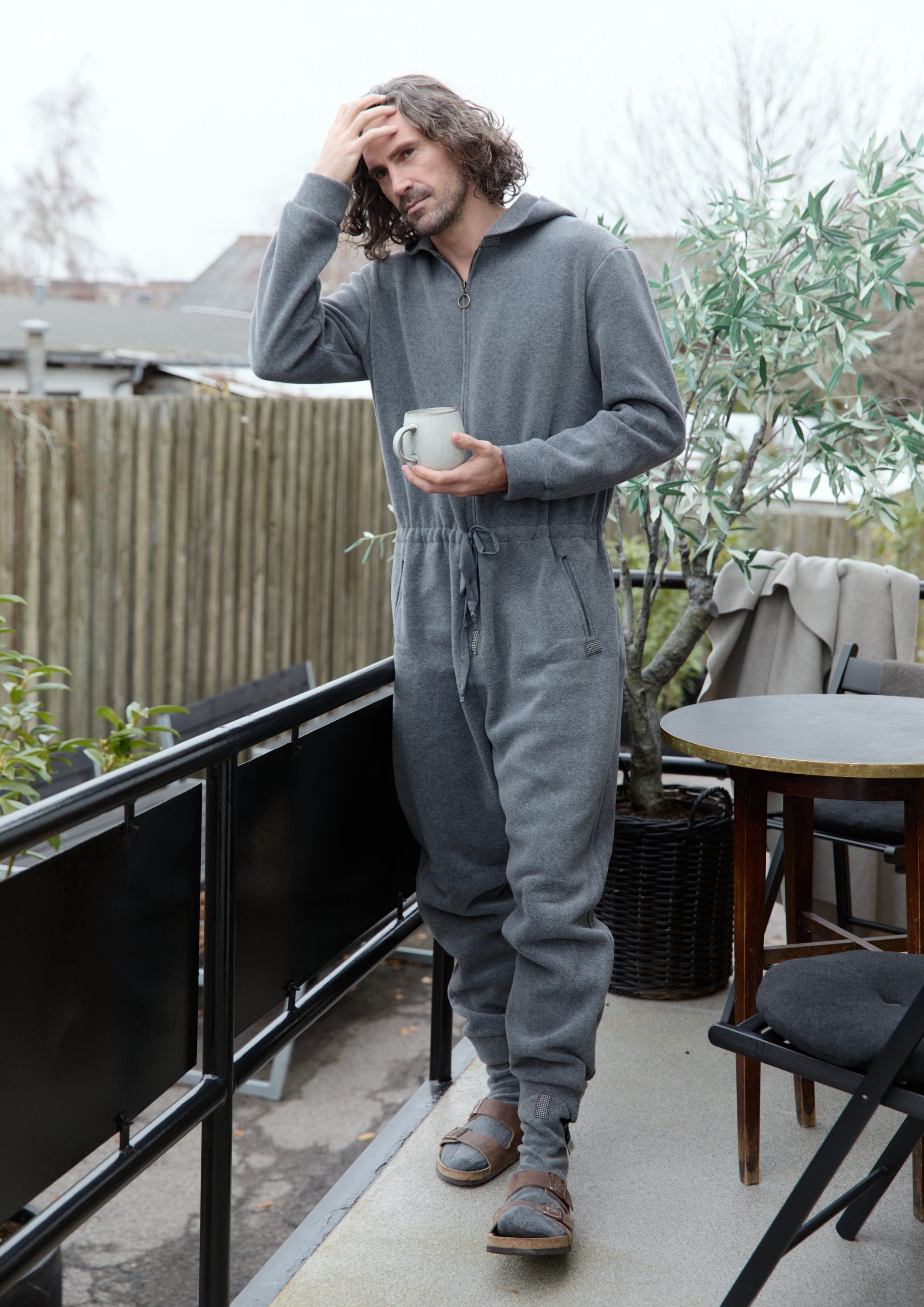 CARL BY STEFFENSEN COPENHAGEN JUMPSUIT HERREN - 2900C JUMPSUITS GREY 905