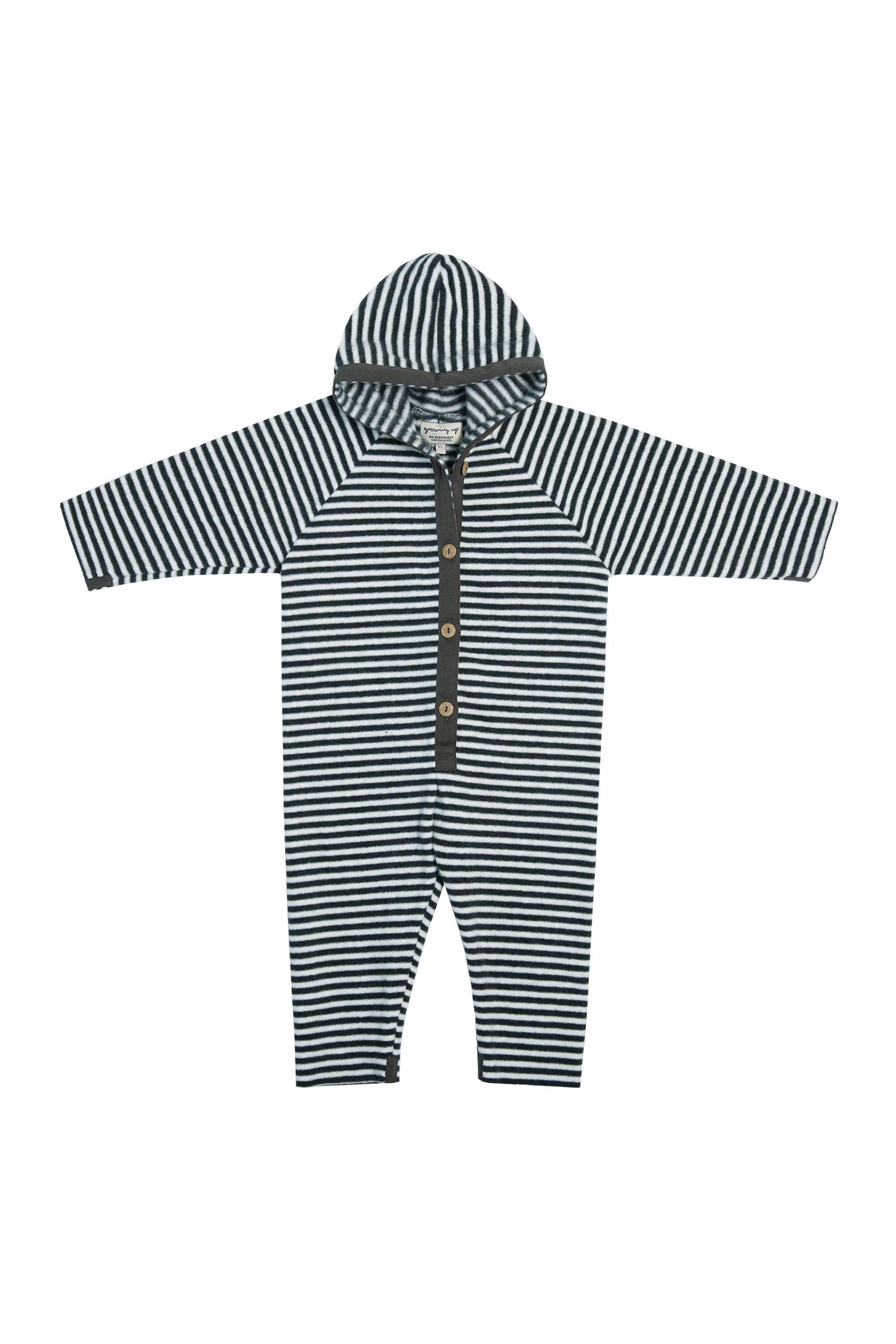 GROWING UP JUMPSUIT TODDLER - 403 GU JUMP STRIPES B&W 673