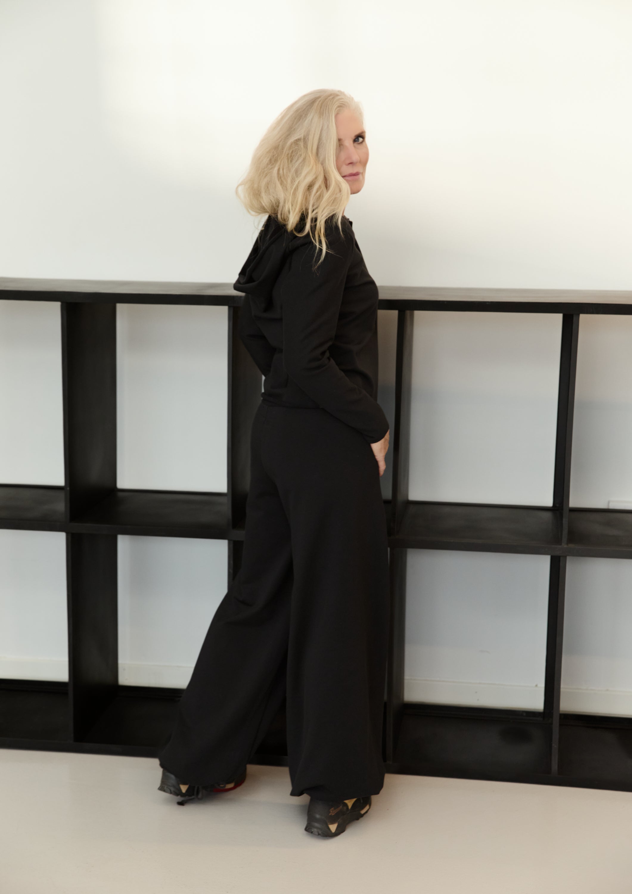 HENRIETTE STEFFENSEN COPENHAGEN KAPUZENBLUSE - 71021 BLUSER BLACK 900