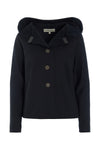 KAPUZENBLUSE - 71021 - BLACK