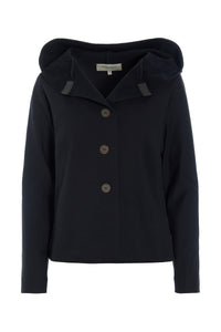 KAPUZENBLUSE - 71021 - BLACK