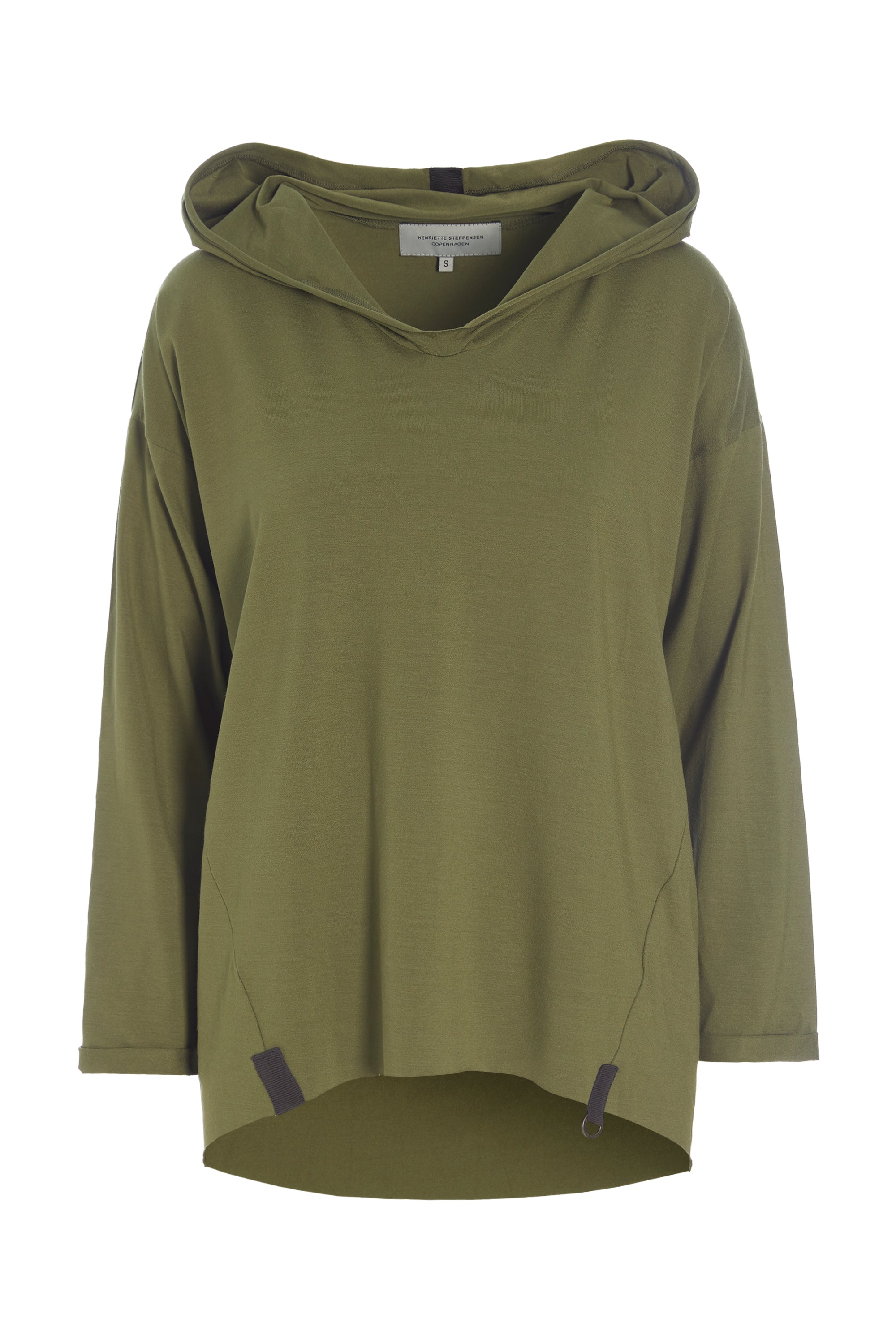 HENRIETTE STEFFENSEN COPENHAGEN KAPUZENBLUSE - 96067 HOODIES MOSS 611
