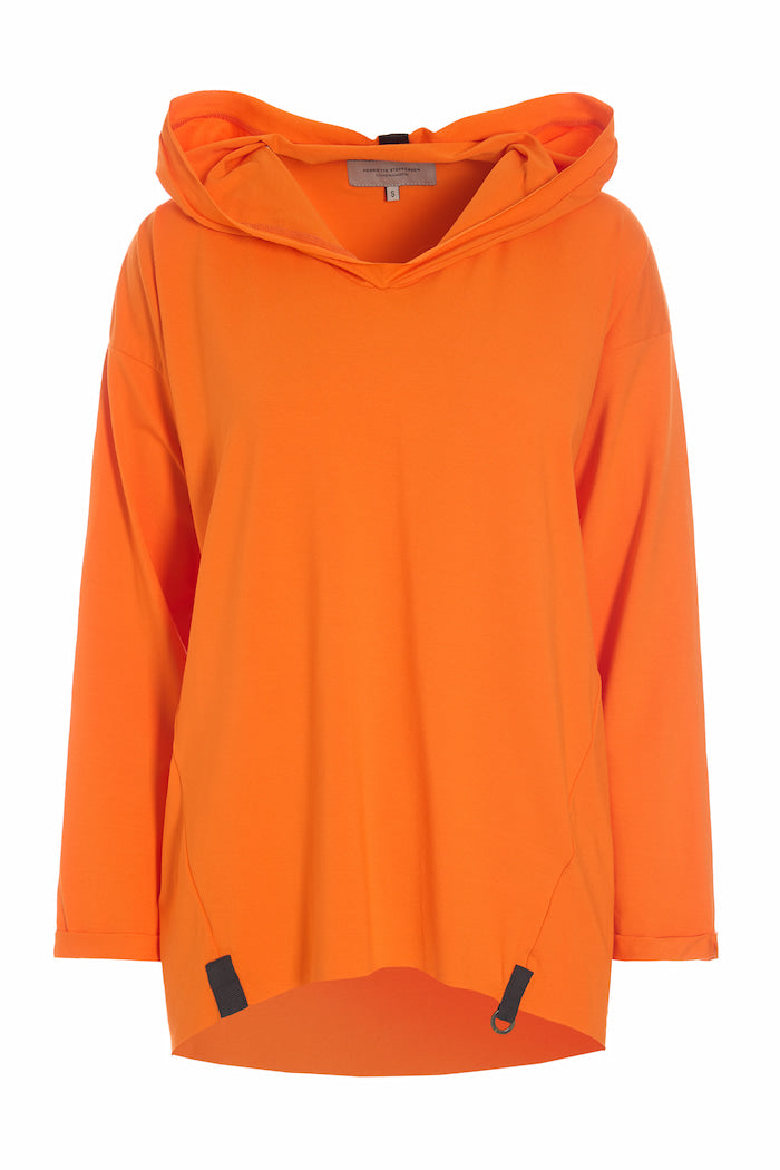 HENRIETTE STEFFENSEN COPENHAGEN KAPUZENBLUSE - 96067 HOODIES ORANGE 773