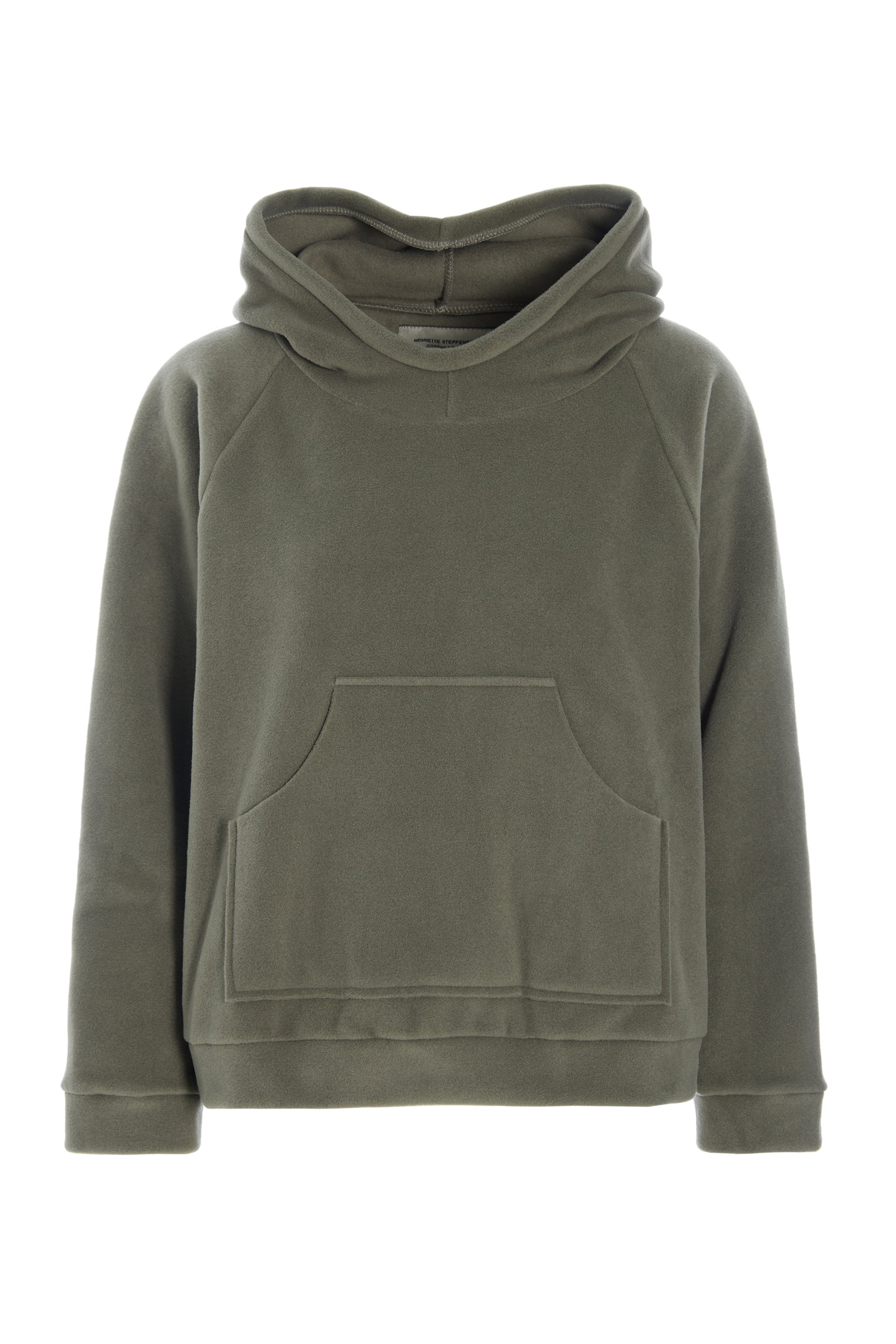 HENRIETTE STEFFENSEN COPENHAGEN KAPUZENPULLI - 1383 HOODIES DUSTY GREEN 609
