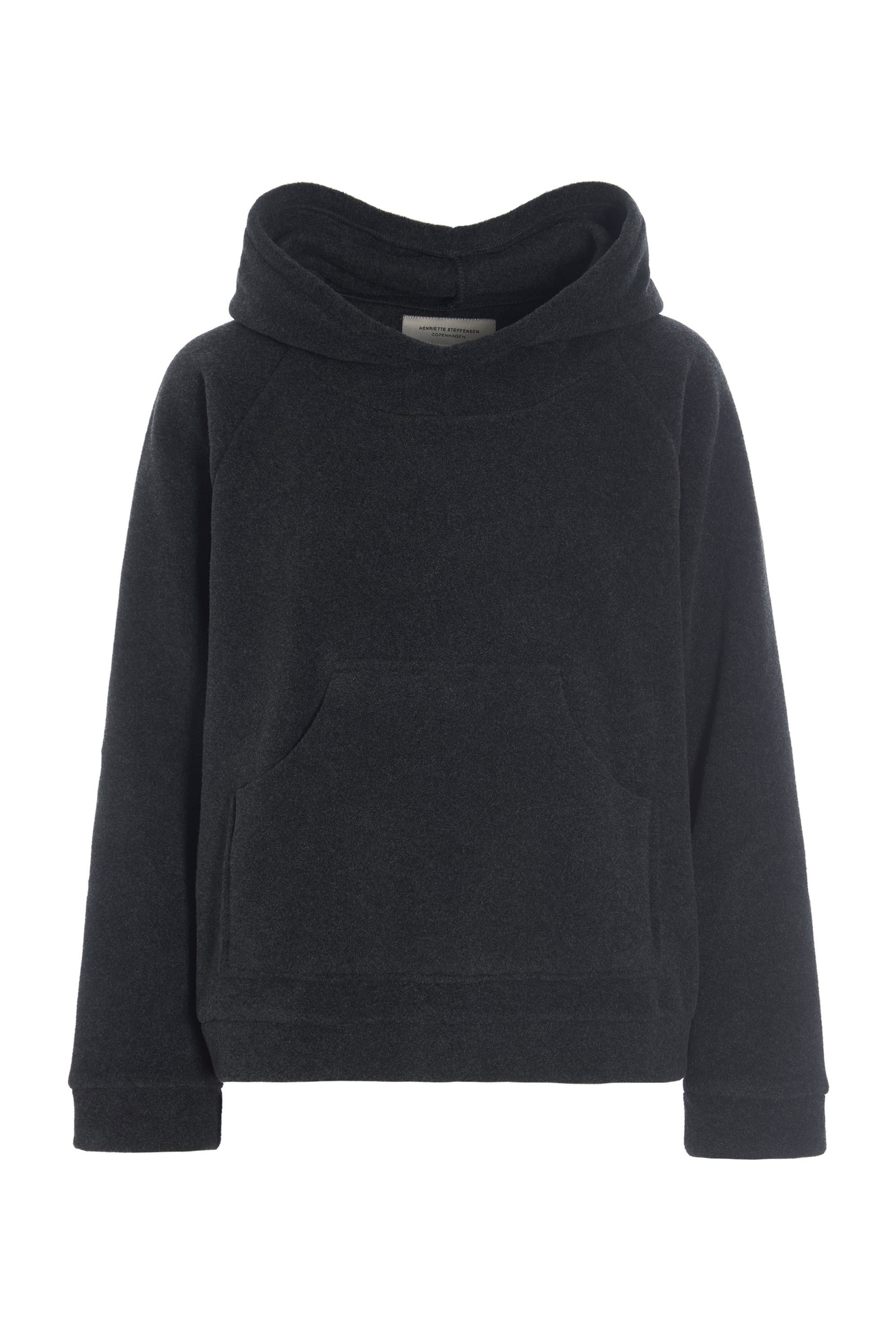 HENRIETTE STEFFENSEN COPENHAGEN KAPUZENPULLI - 1383 HOODIES SOFT BLACK 914