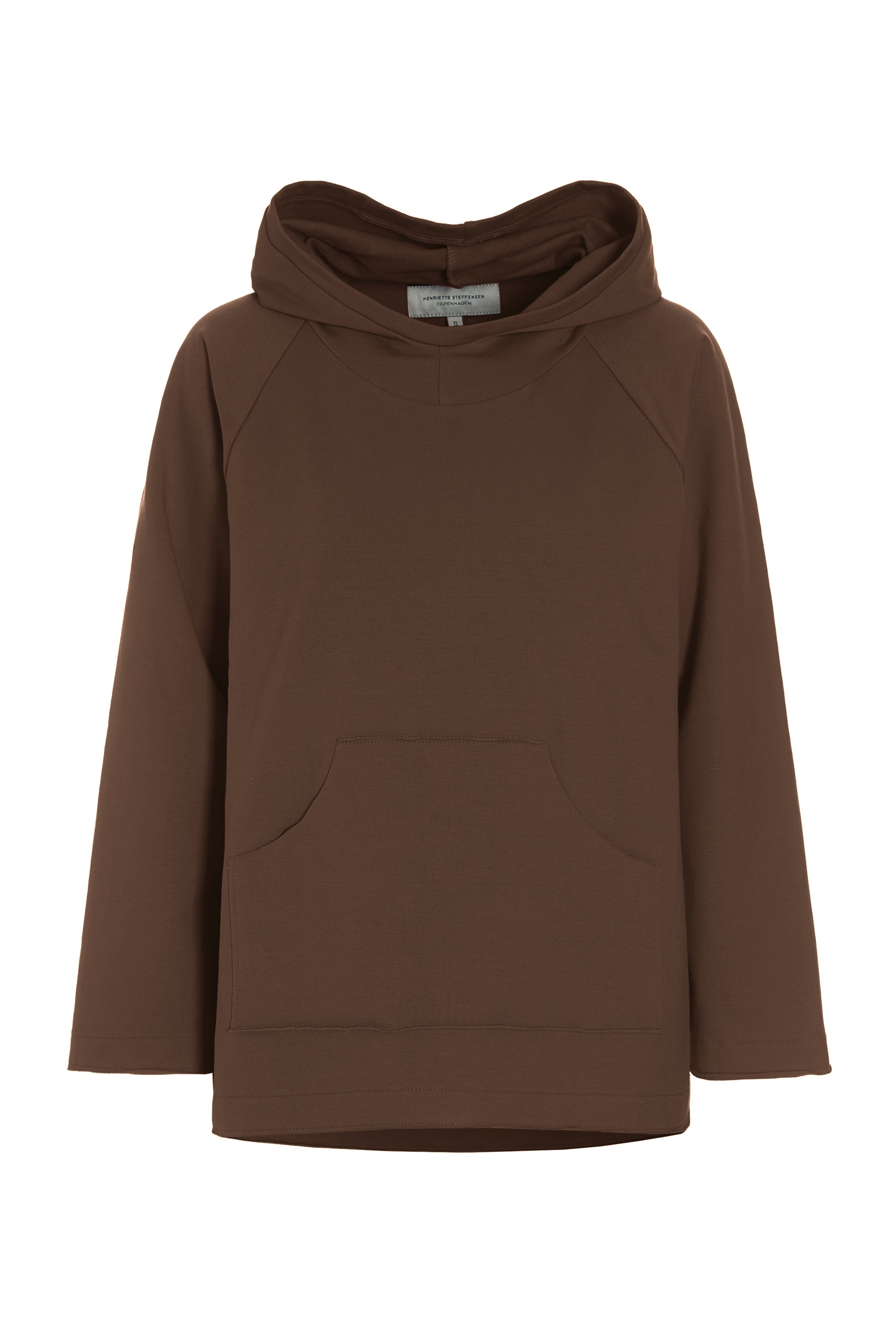 HENRIETTE STEFFENSEN COPENHAGEN KAPUZENPULLI - 71015 HOODIES CHOKOLATE 844