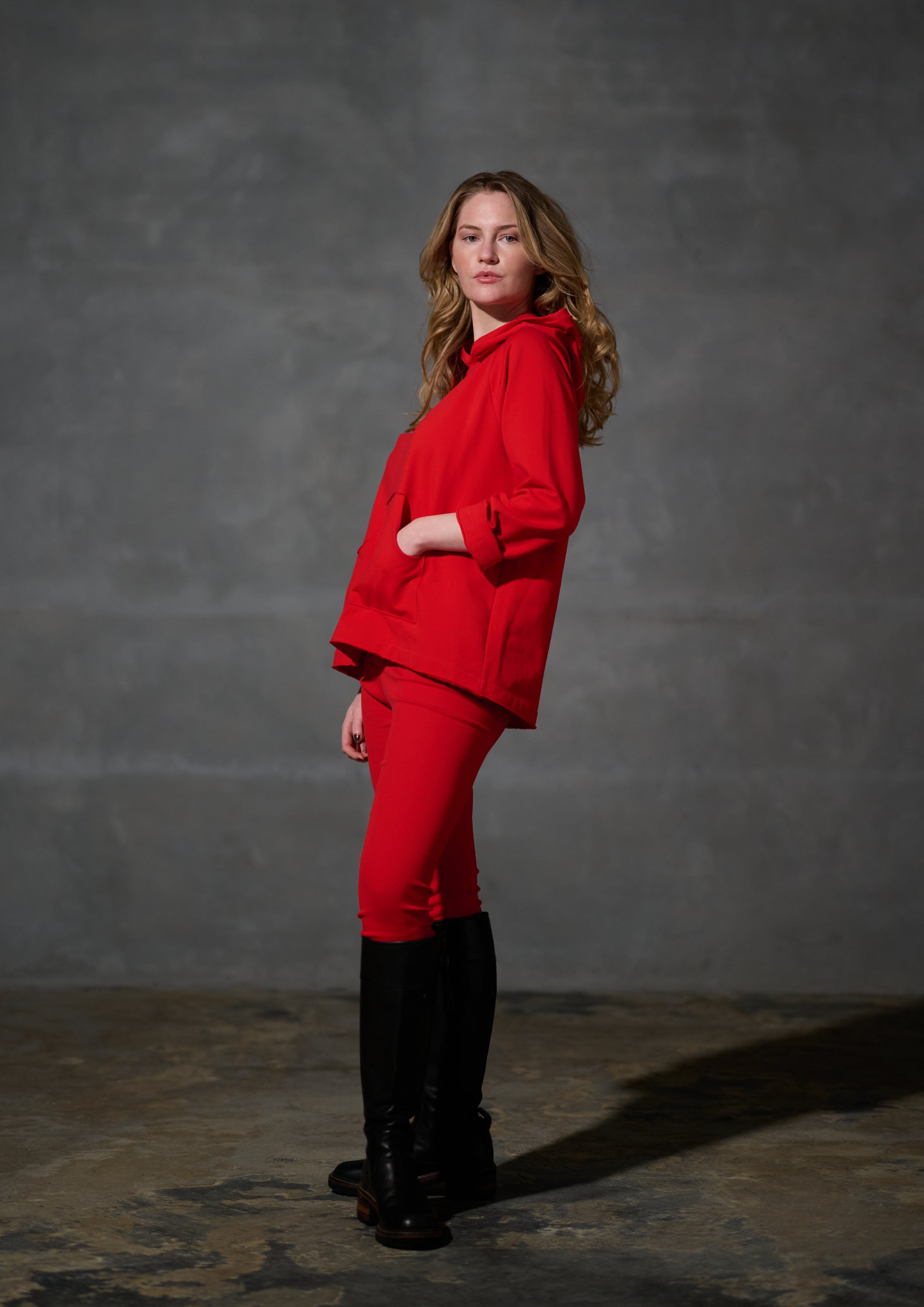 HENRIETTE STEFFENSEN COPENHAGEN KAPUZENPULLI - 71015 HOODIES TOMATO 845