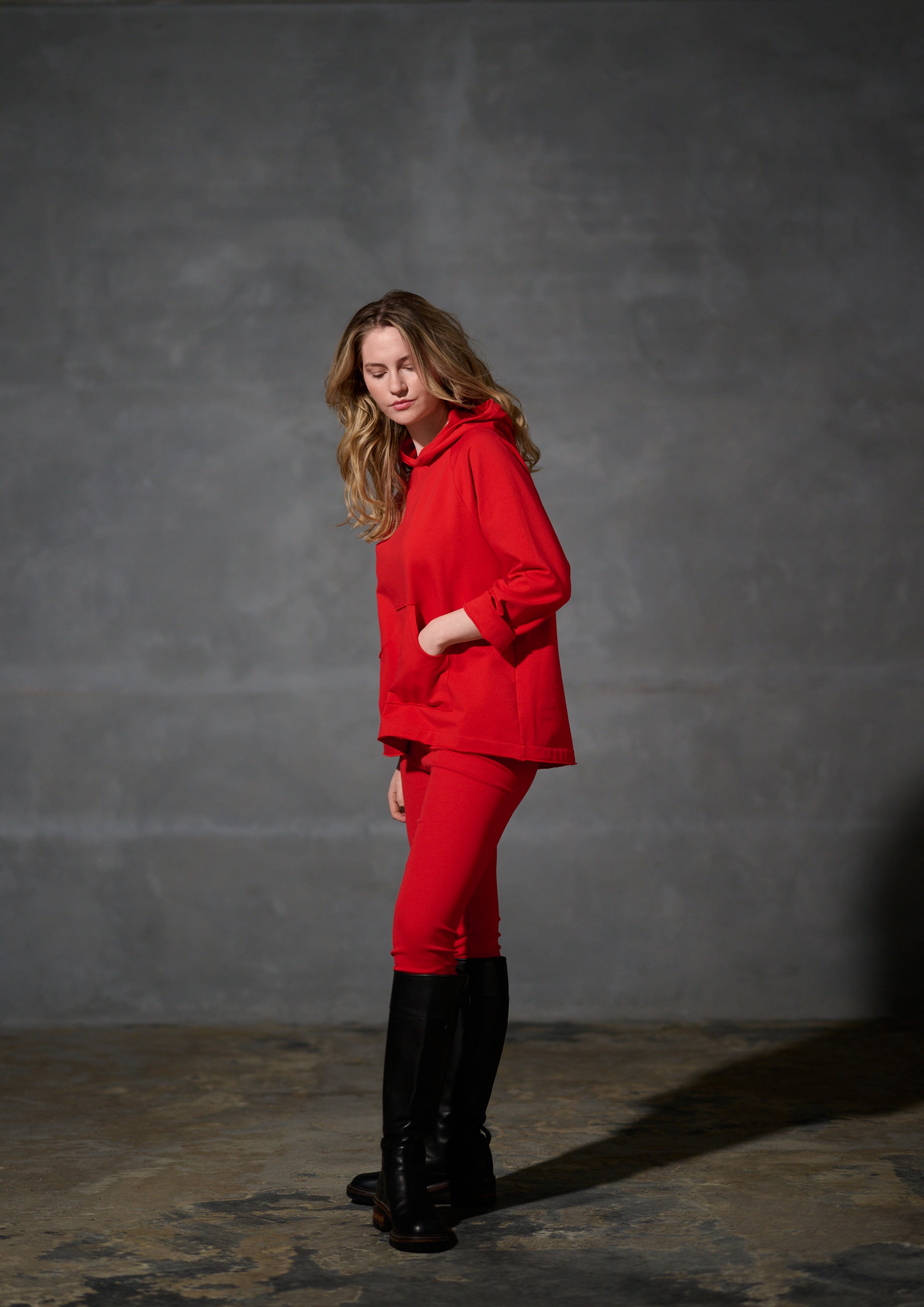 HENRIETTE STEFFENSEN COPENHAGEN KAPUZENPULLI - 71015 HOODIES TOMATO 845