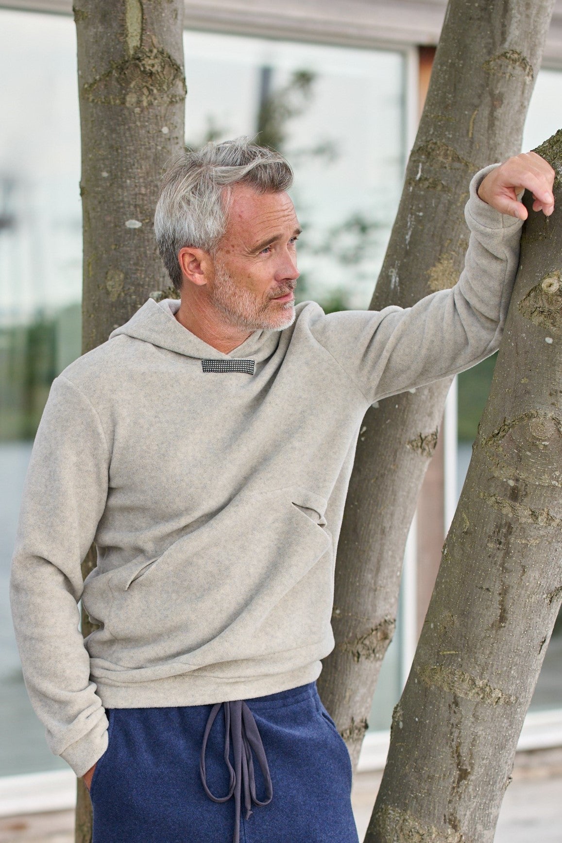 CARL BY STEFFENSEN COPENHAGEN KAPUZENPULLOVER - 1023C BLOUSES & SWEATERS SAND 805