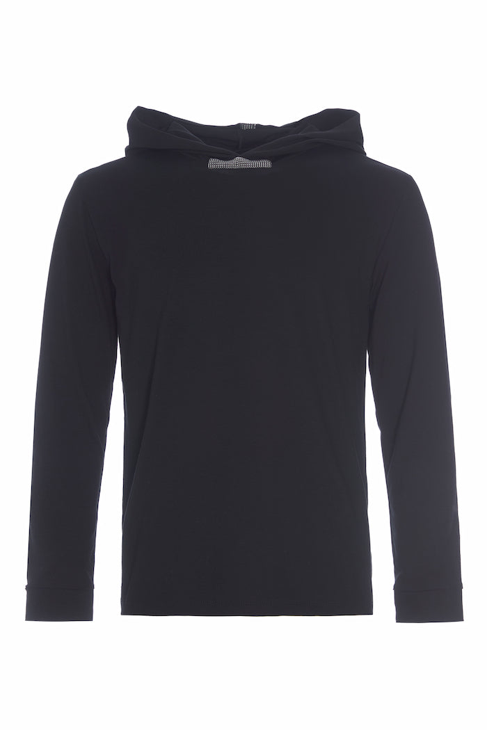 CARL BY STEFFENSEN COPENHAGEN KAPUZENPULLOVER - 1030C HOODIES BLACK 900