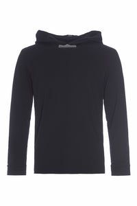 KAPUZENPULLOVER - 1030C - BLACK