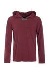 KAPUZENPULLOVER - 1054C - BORDEAUX