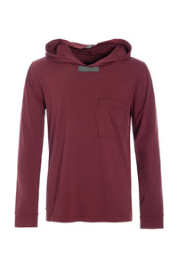 KAPUZENPULLOVER - 1054C - BORDEAUX
