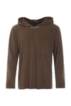 KAPUZENPULLOVER - 1054C - CHOCOLATE