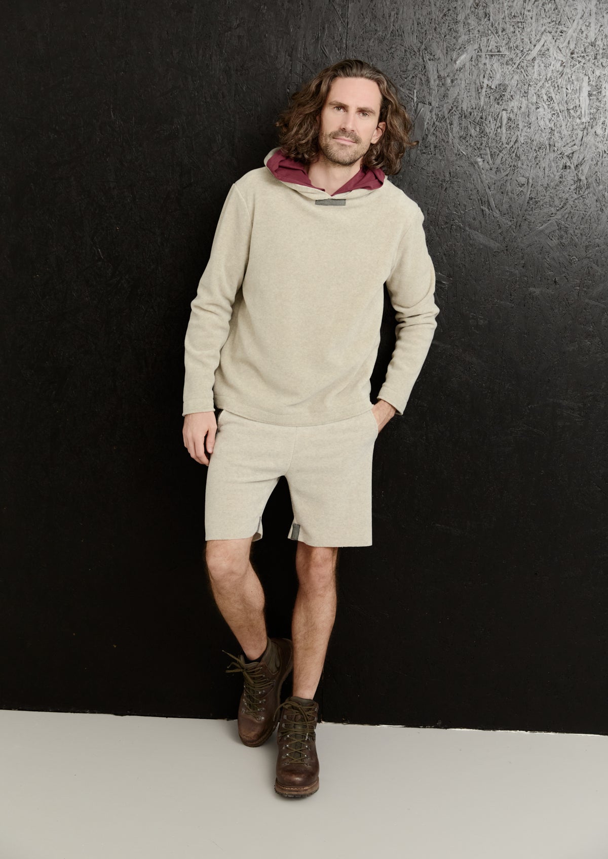CARL BY STEFFENSEN COPENHAGEN KAPUZENPULLOVER - 1059C BLOUSES & SWEATERS SAND 805
