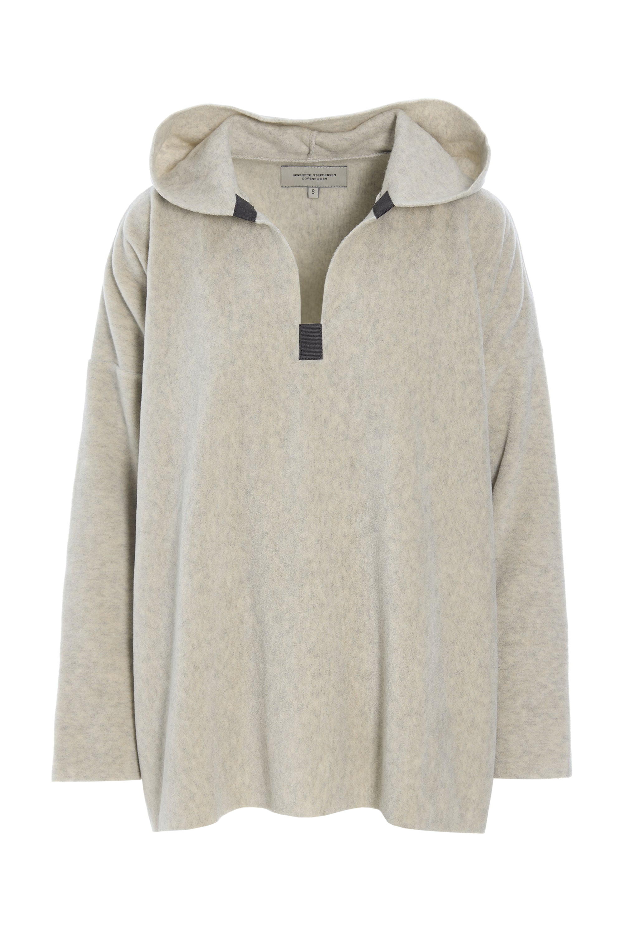 HENRIETTE STEFFENSEN COPENHAGEN KAPUZENPULLOVER - 1413 BLUSER SAND 805