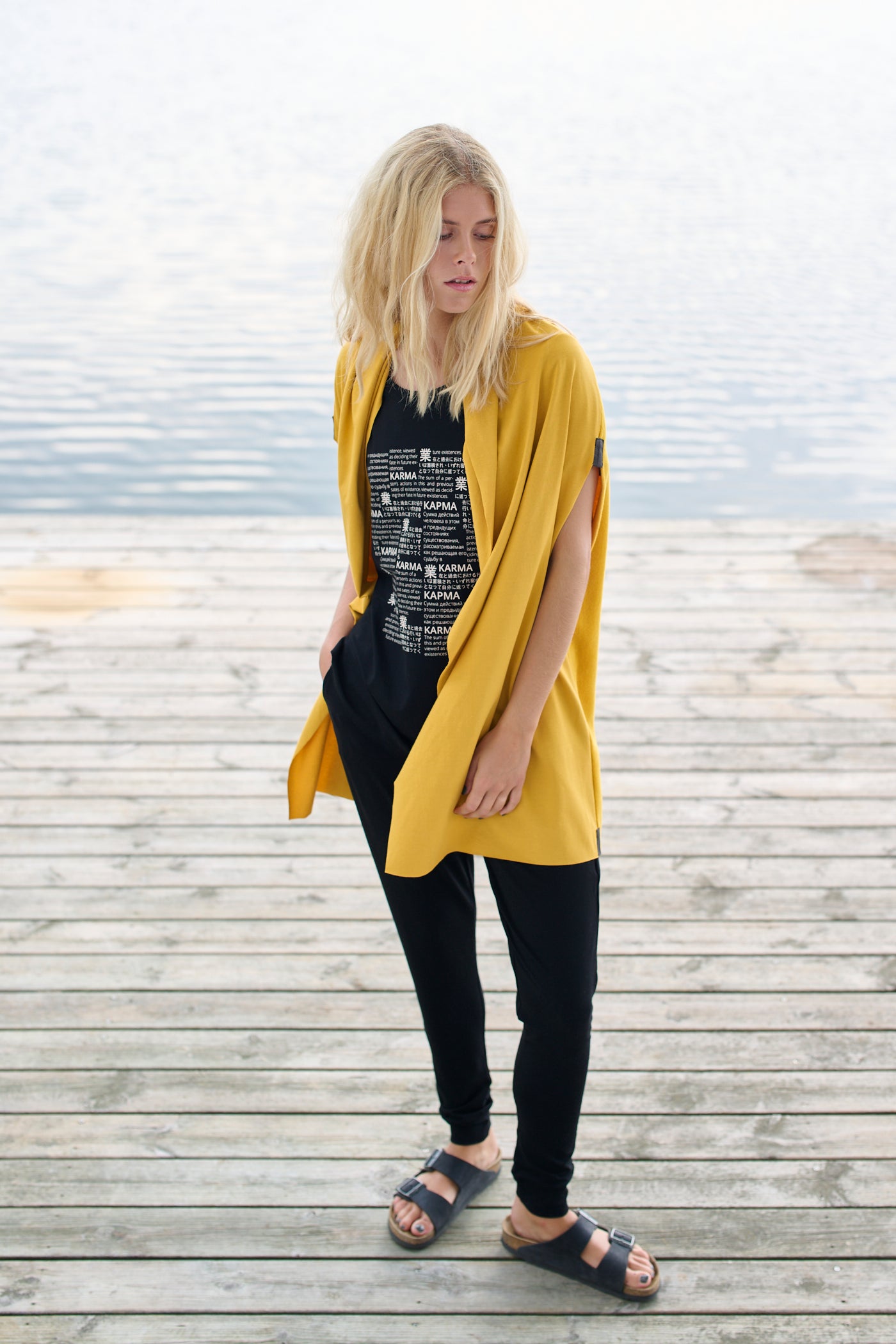HENRIETTE STEFFENSEN COPENHAGEN KARMA T-SHIRT - 96065 T-SHIRTS BLACK 900