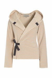 KLASSISCHE FLEECE WICKEL CARDIGAN - 1009 - STRIPES C&O