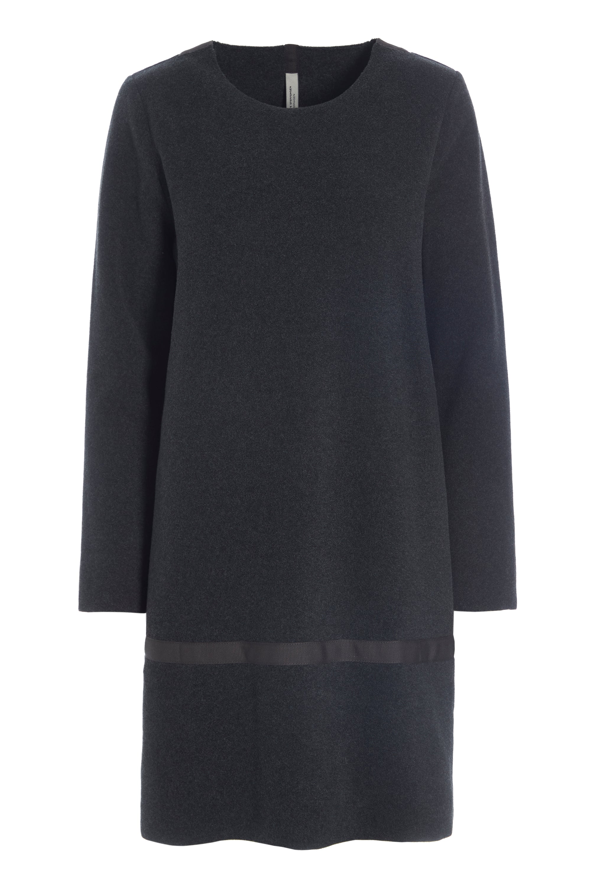 HENRIETTE STEFFENSEN COPENHAGEN KLEID - 3245 DRESSES fleece SOFT BLACK 914