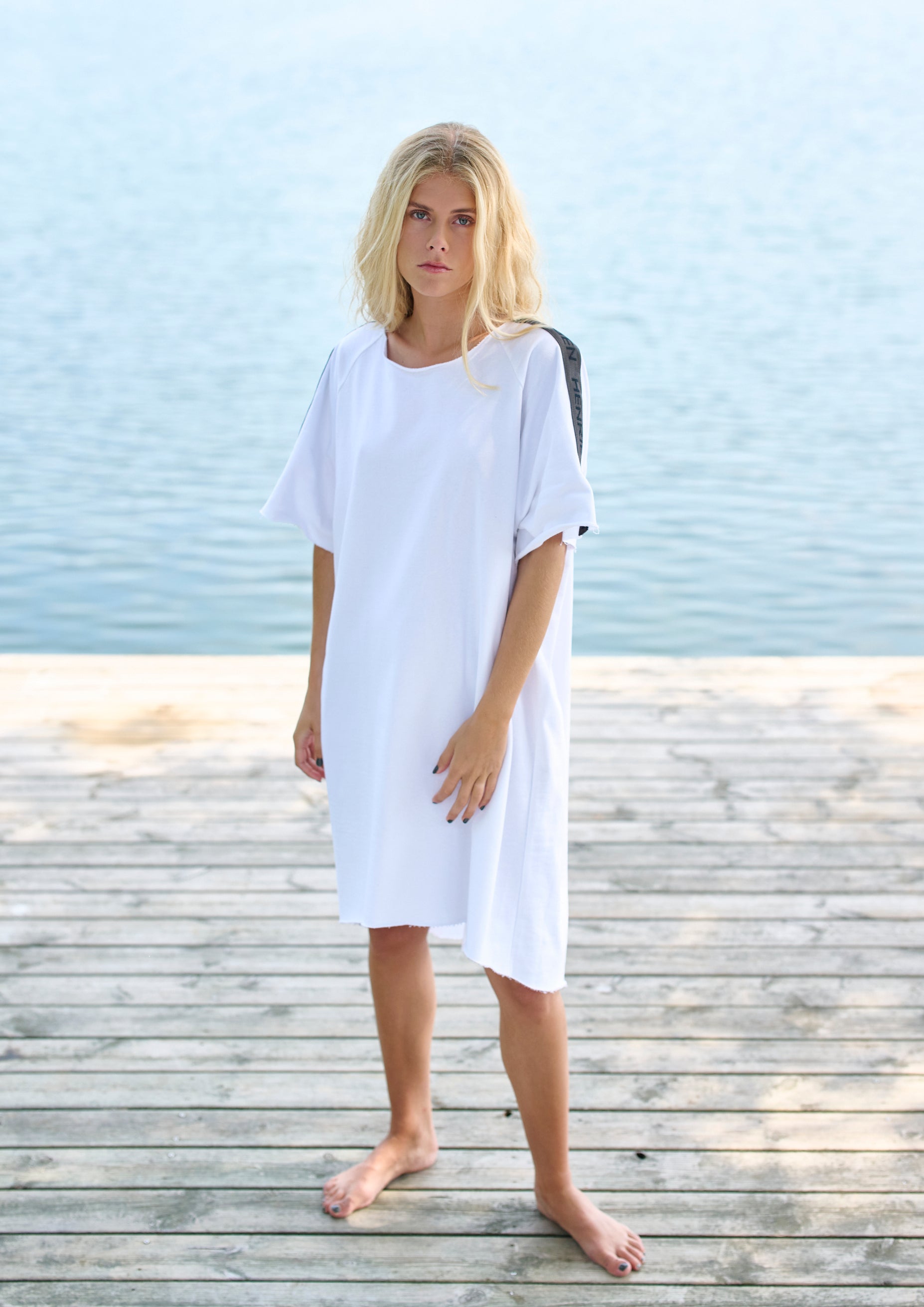 HENRIETTE STEFFENSEN COPENHAGEN KLEID - 73401 KJOLER WHITE 816