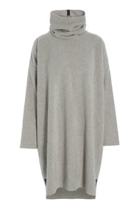 KLEID MIT HOHEM HALS - 3225 - SAND