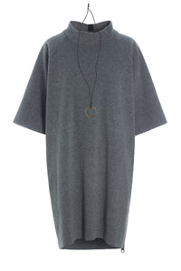 KLEID MIT HOHEM HALS - 3243 - GREY