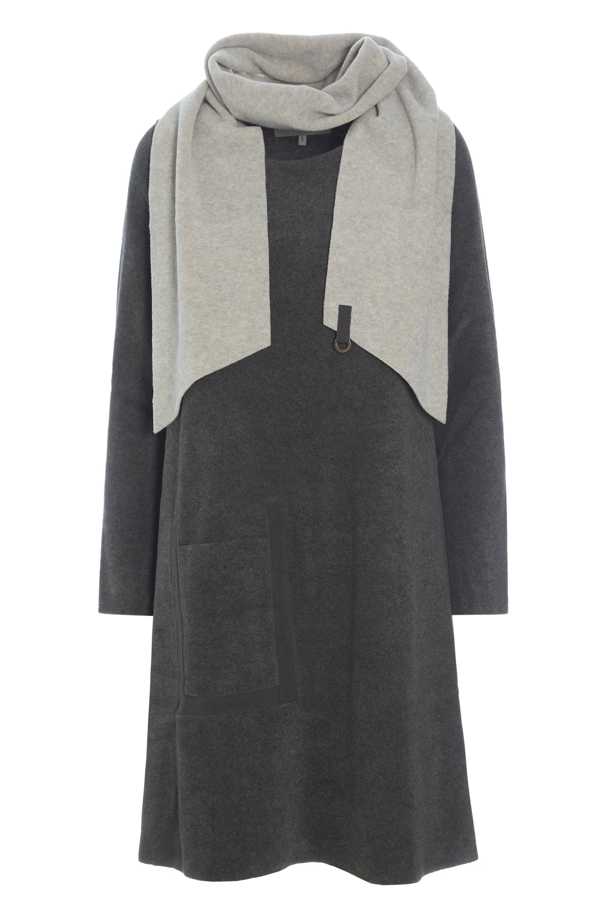 HENRIETTE STEFFENSEN COPENHAGEN KLEID MIT SCHAL - 3237 KJOLER FORREST 600
