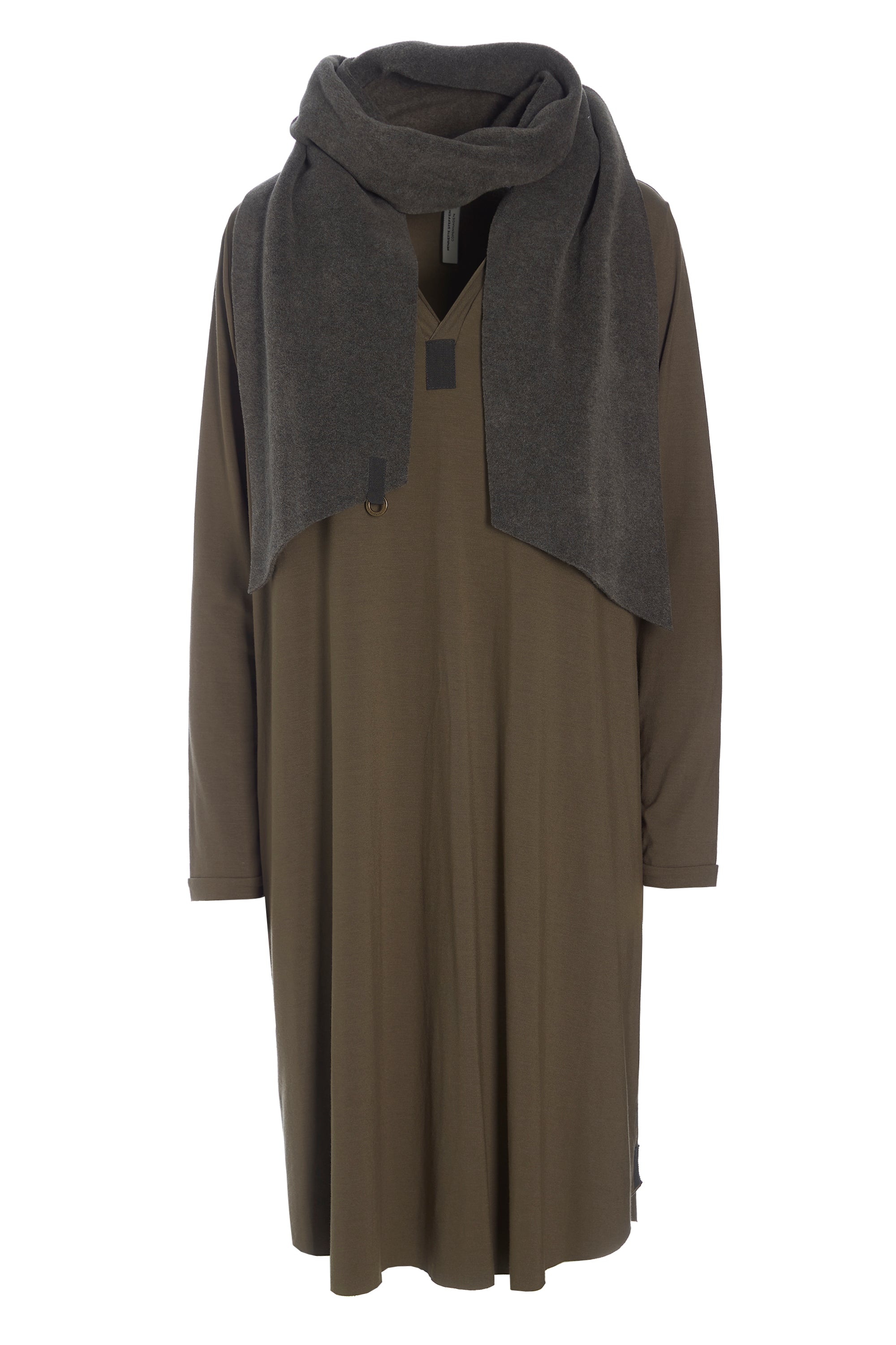HENRIETTE STEFFENSEN COPENHAGEN KLEID M/SCHAL - 8042MIX KJOLER BARK 320
