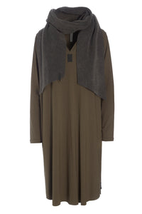 KLEID M/SCHAL - 8042MIX - BARK