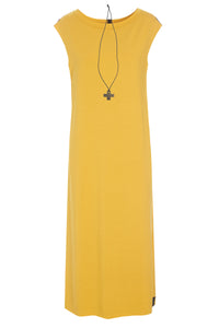 KLEID M/SCHMUCK- 98044 - SAFRAN