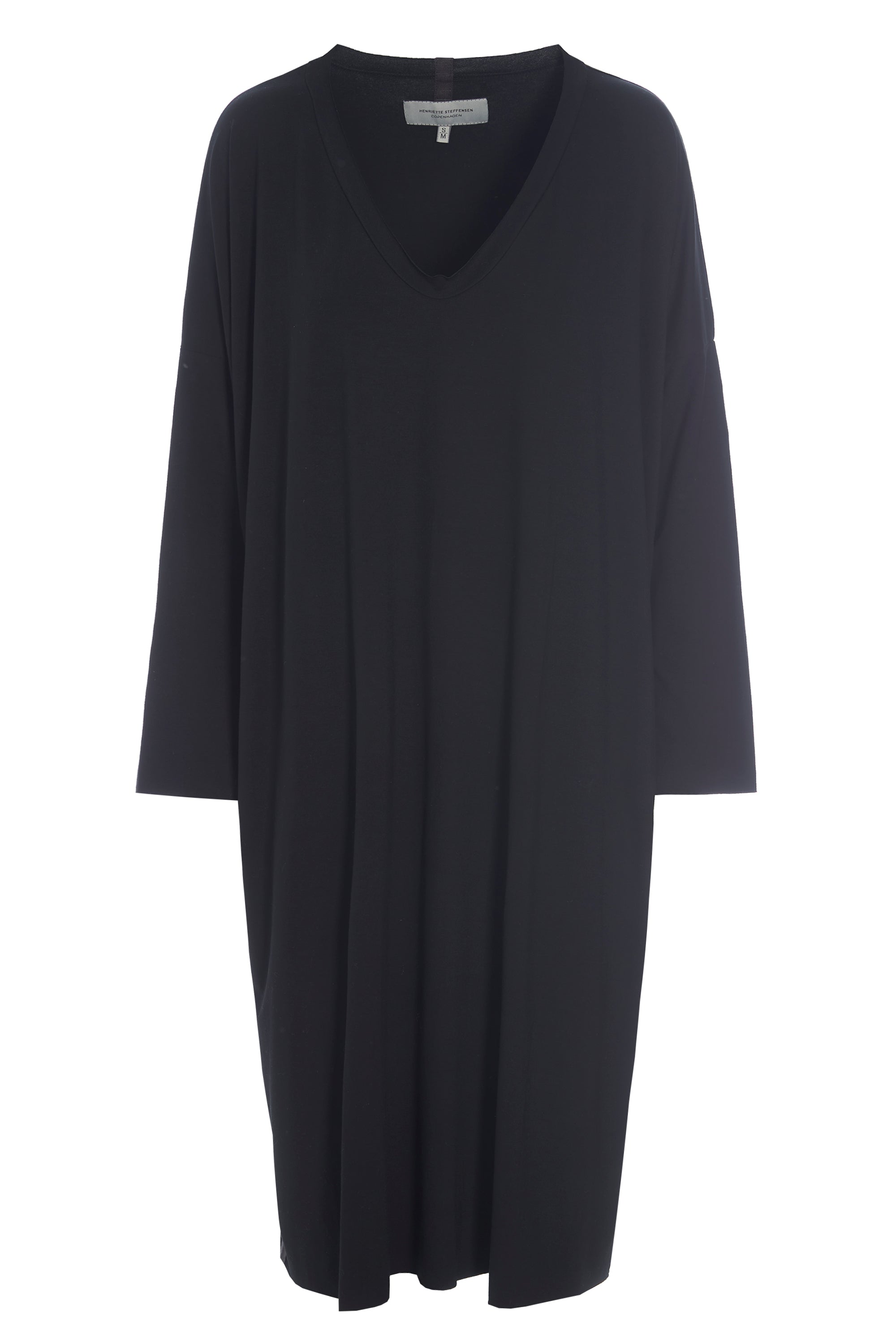 HENRIETTE STEFFENSEN COPENHAGEN KLEID OVERSIZE - 98043 KJOLER BLACK 900
