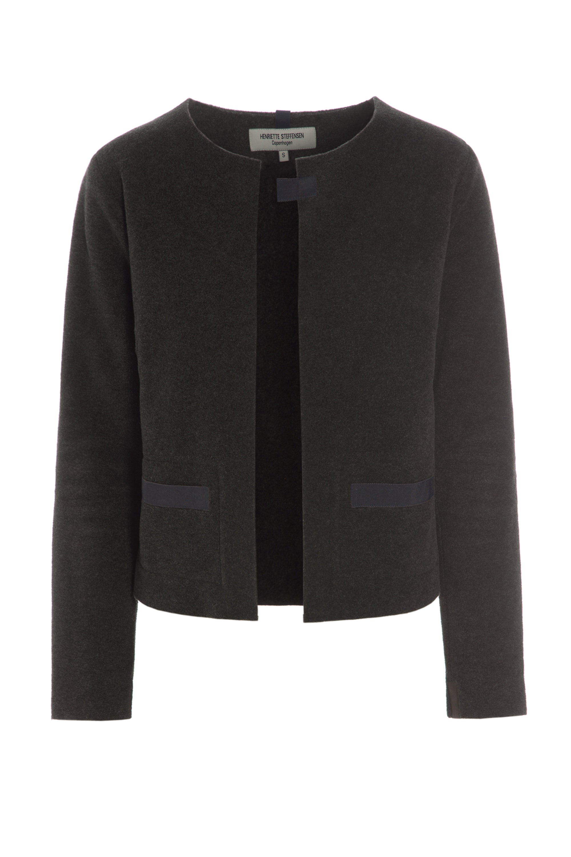 HENRIETTE STEFFENSEN COPENHAGEN KURZER CARDIGAN - 7109 CARDIGANS CHOKOLATE 844