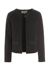 KURZER CARDIGAN - 7109 - CHOKOLATE